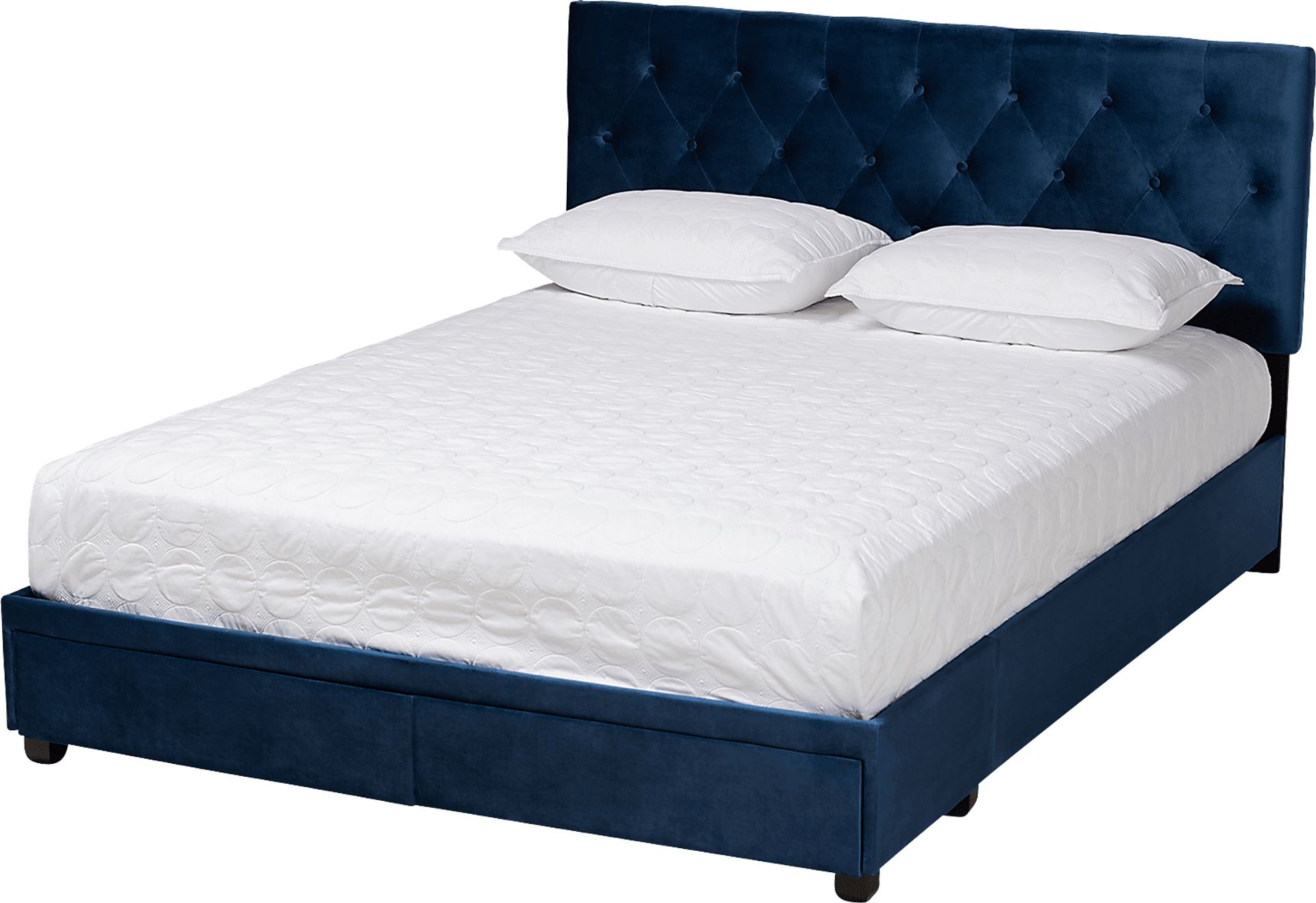 Tigertube Navy Queen Storage Bed - Image 1