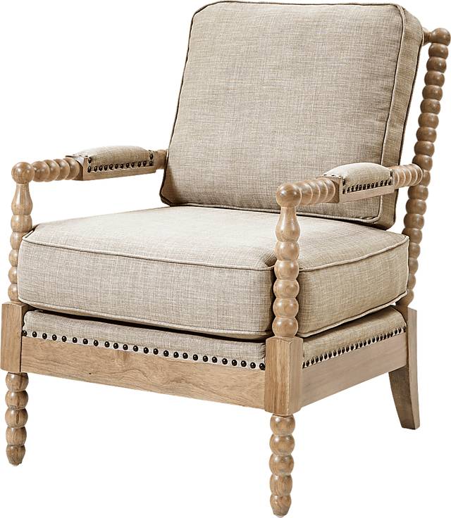 Tillary Taupe Accent Chair - Thumbnail - Image 1