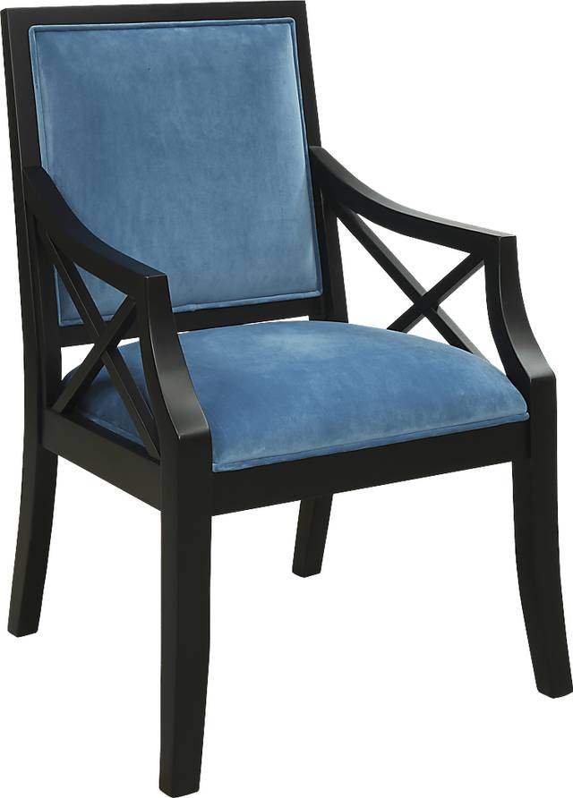 Tilly Blue Accent Chair - Thumbnail - Image 1