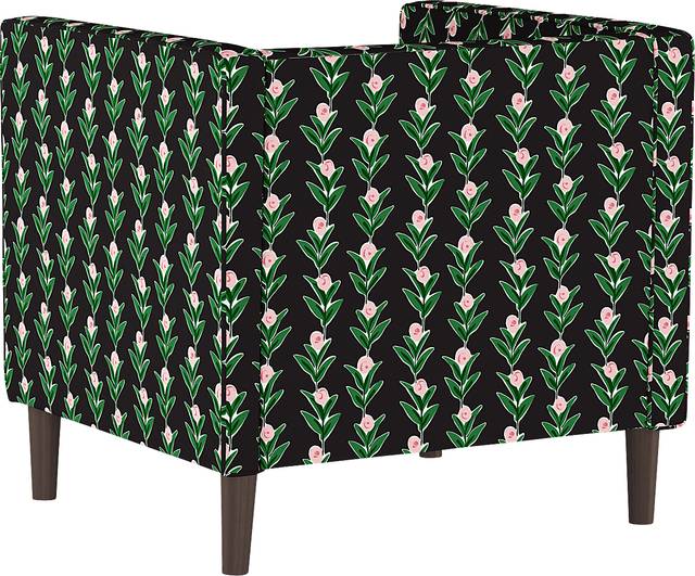 Tilney Black Accent Chair - Thumbnail - Image 4