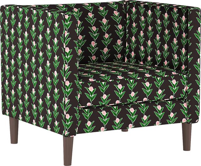Tilney Black Accent Chair - Thumbnail - Image 1