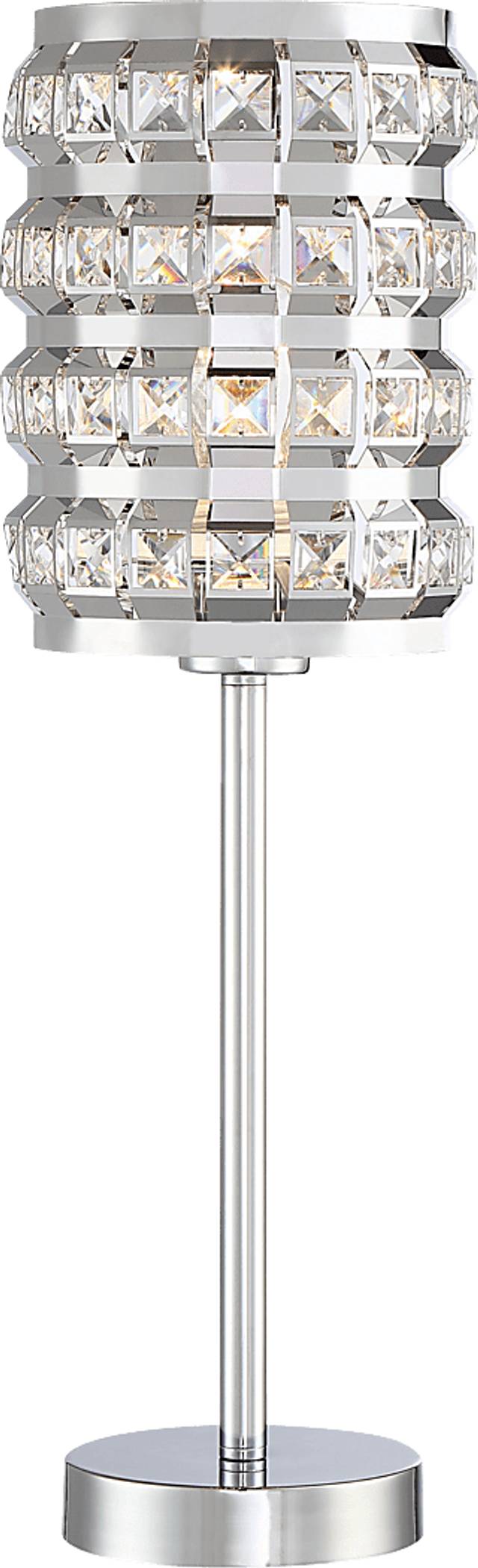 Tilsen Shade Silver Lamp - Thumbnail - Image 1