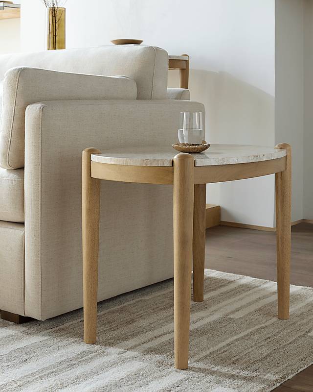 Tilu White End Table - Thumbnail - Image 2