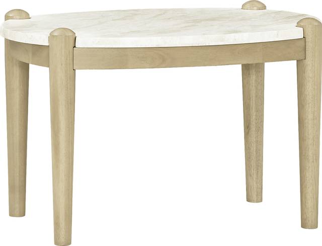 Tilu White End Table - Thumbnail - Image 4
