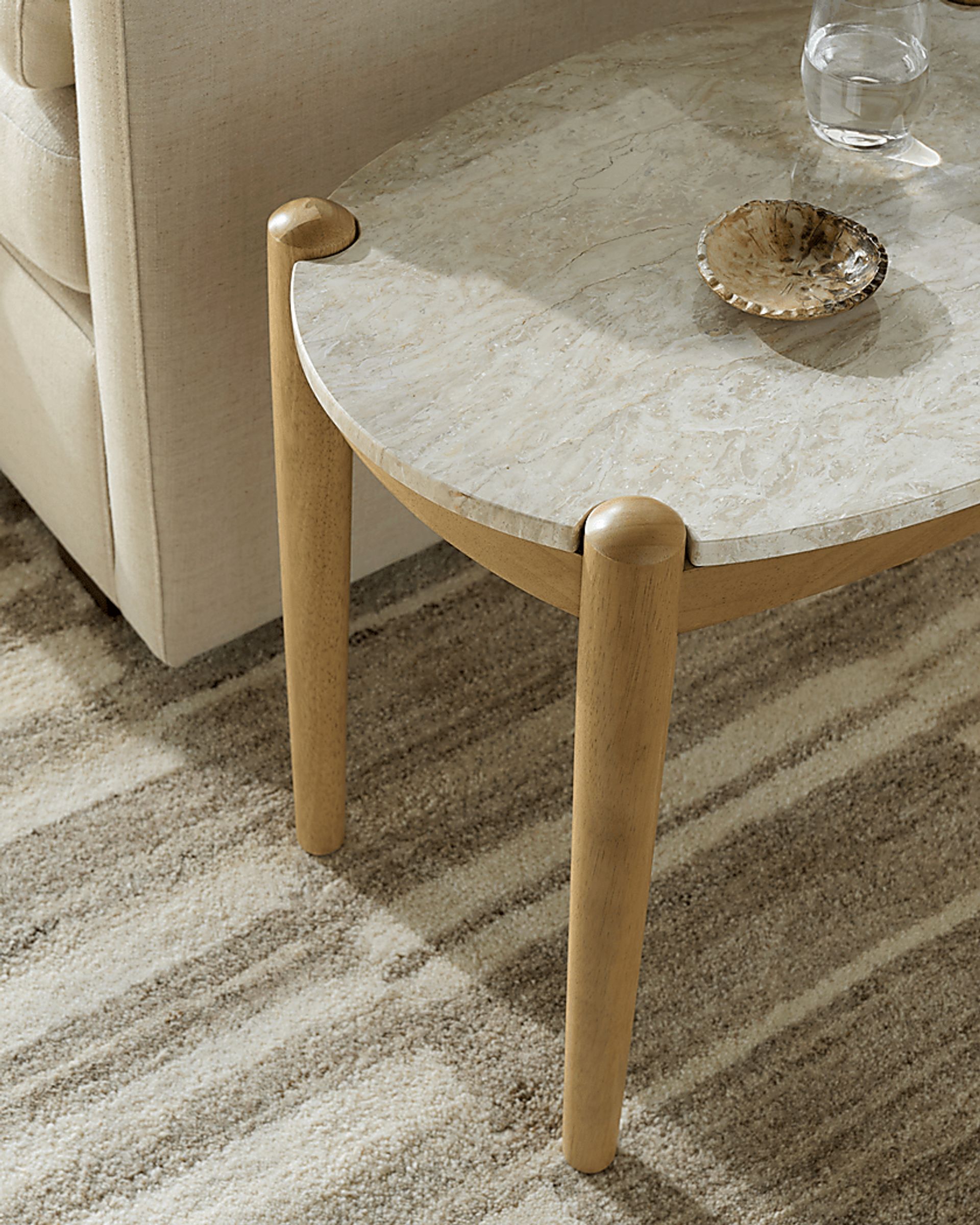 Tilu White End Table - Image 8