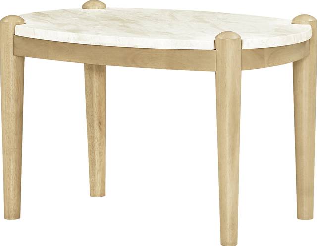Tilu White End Table - Thumbnail - Image 1
