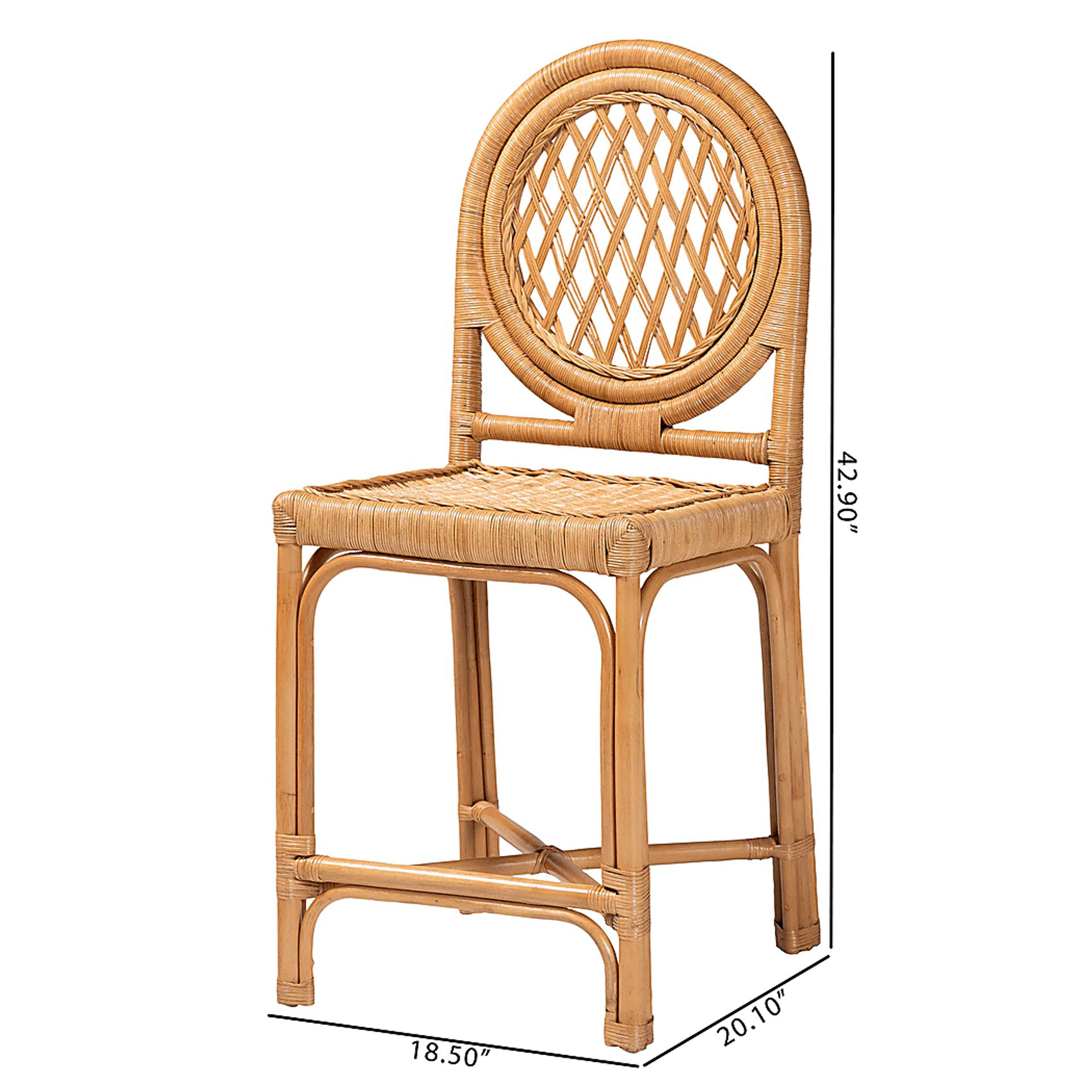 Timberbar Brown Counter Height Stool - Image 4