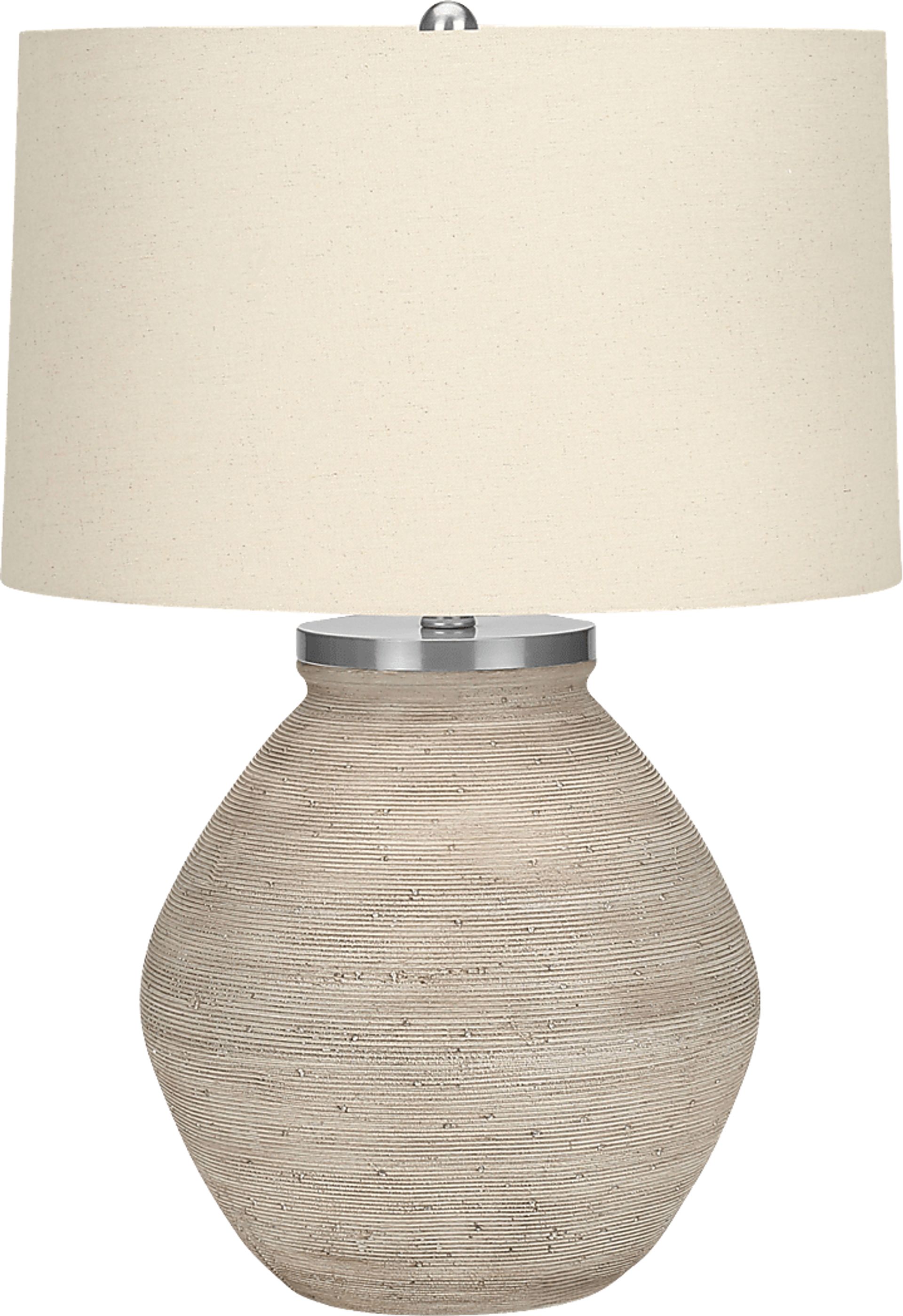 Times Road Cream Lamp - Image 1
