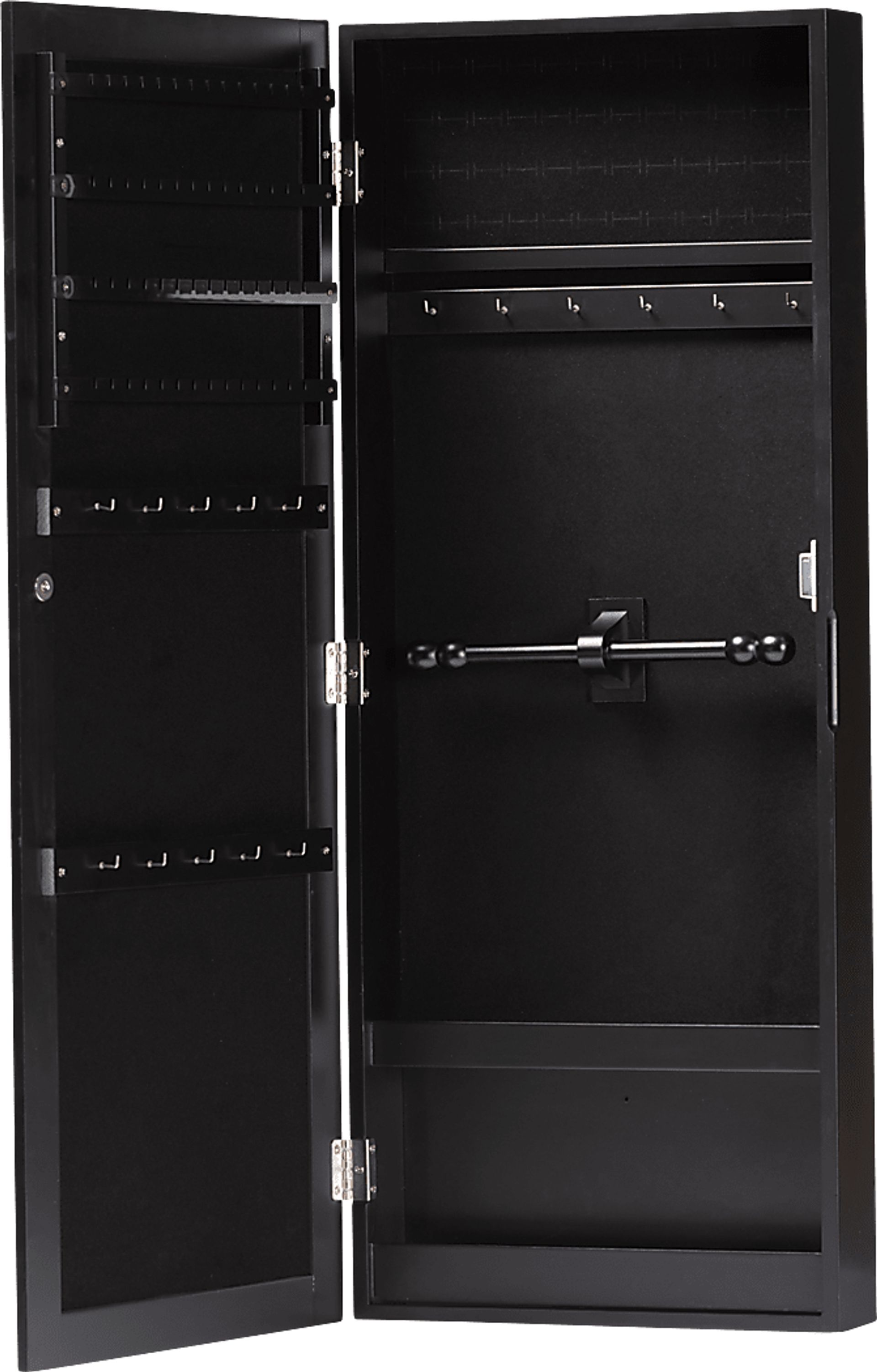 Timoleon Black Jewelry Armoire - Image 2