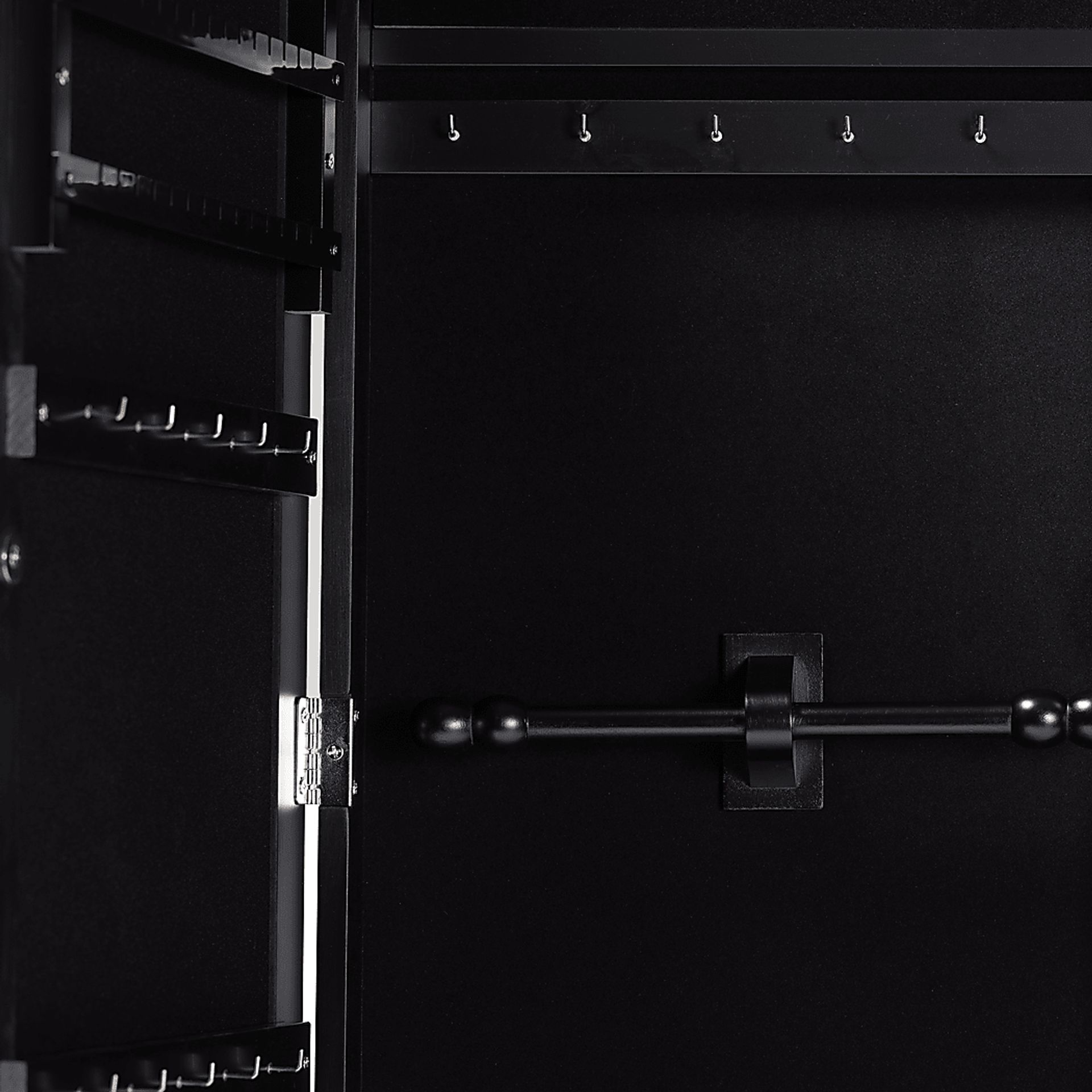 Timoleon Black Jewelry Armoire - Image 5
