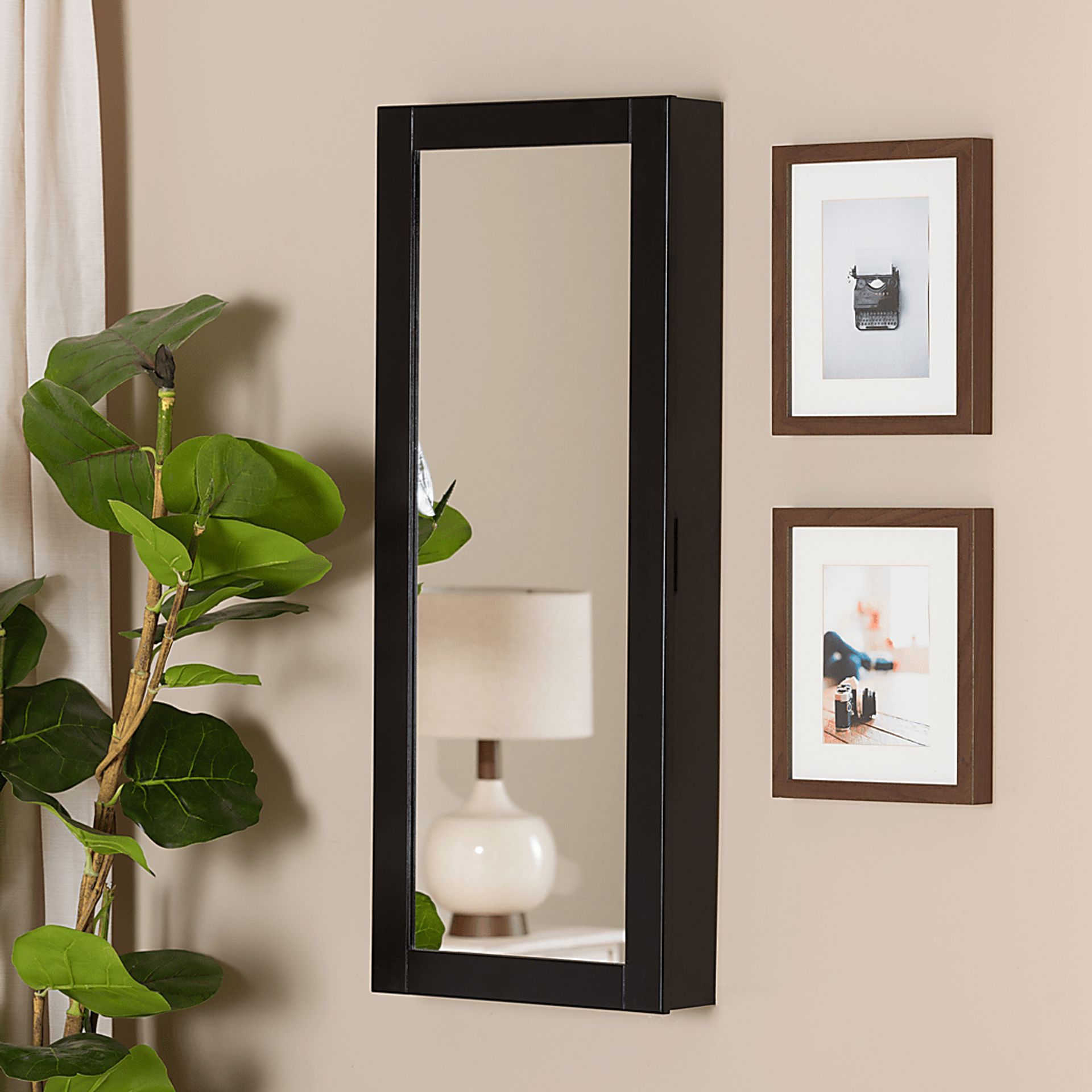 Timoleon Black Jewelry Armoire - Image 6
