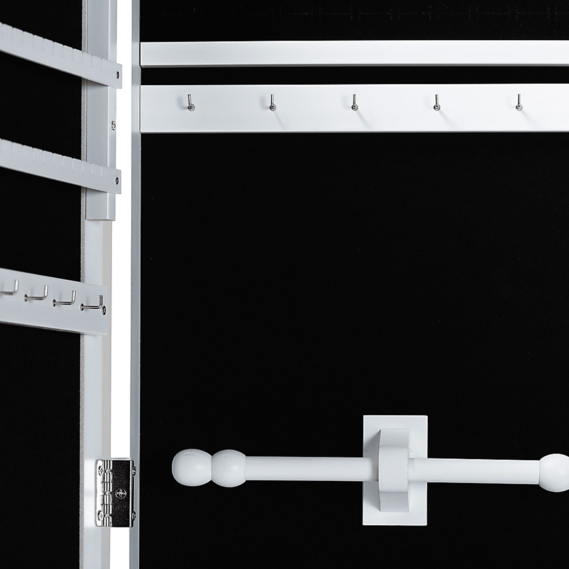 Timoleon White Jewelry Armoire - Image 5