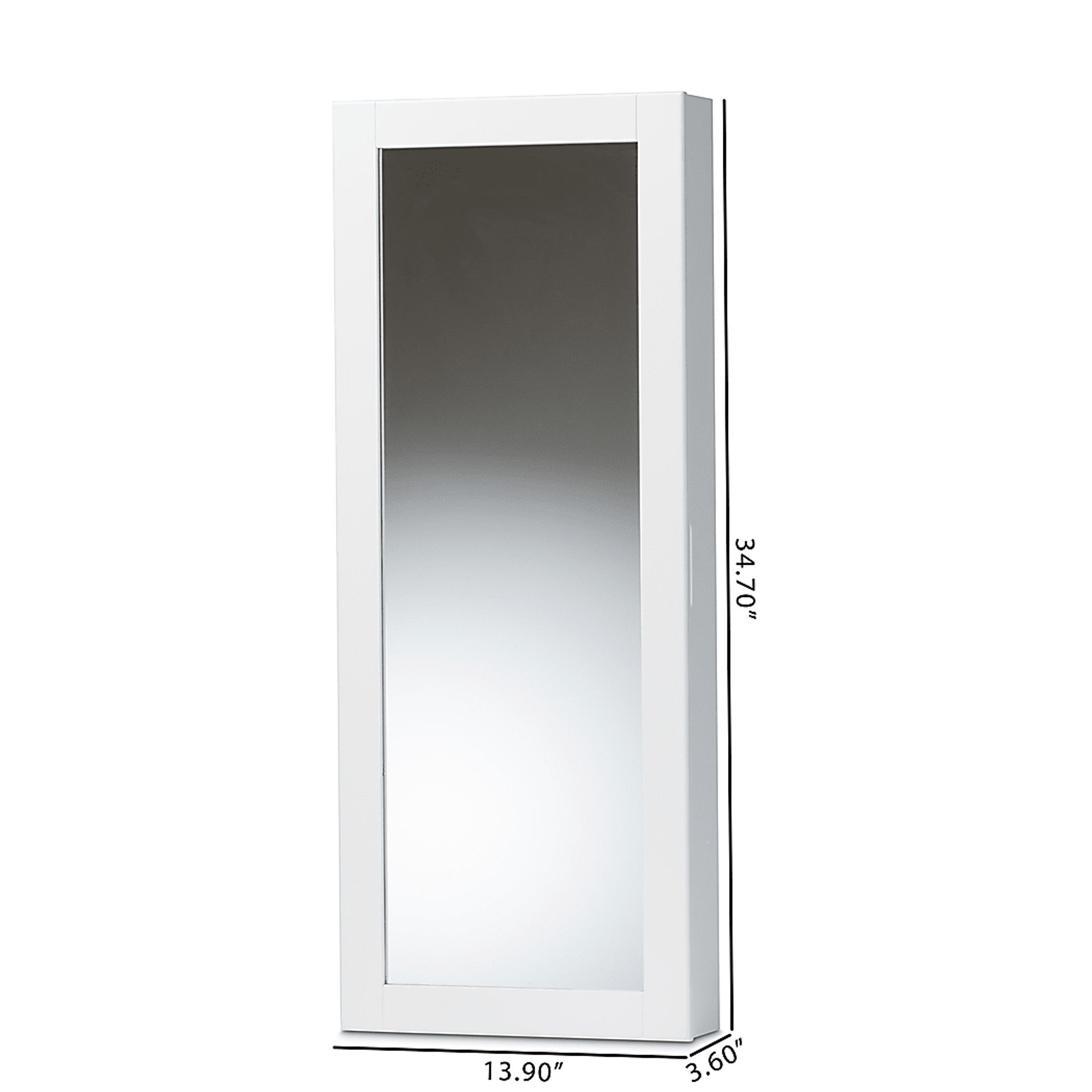Timoleon White Jewelry Armoire - Image 8