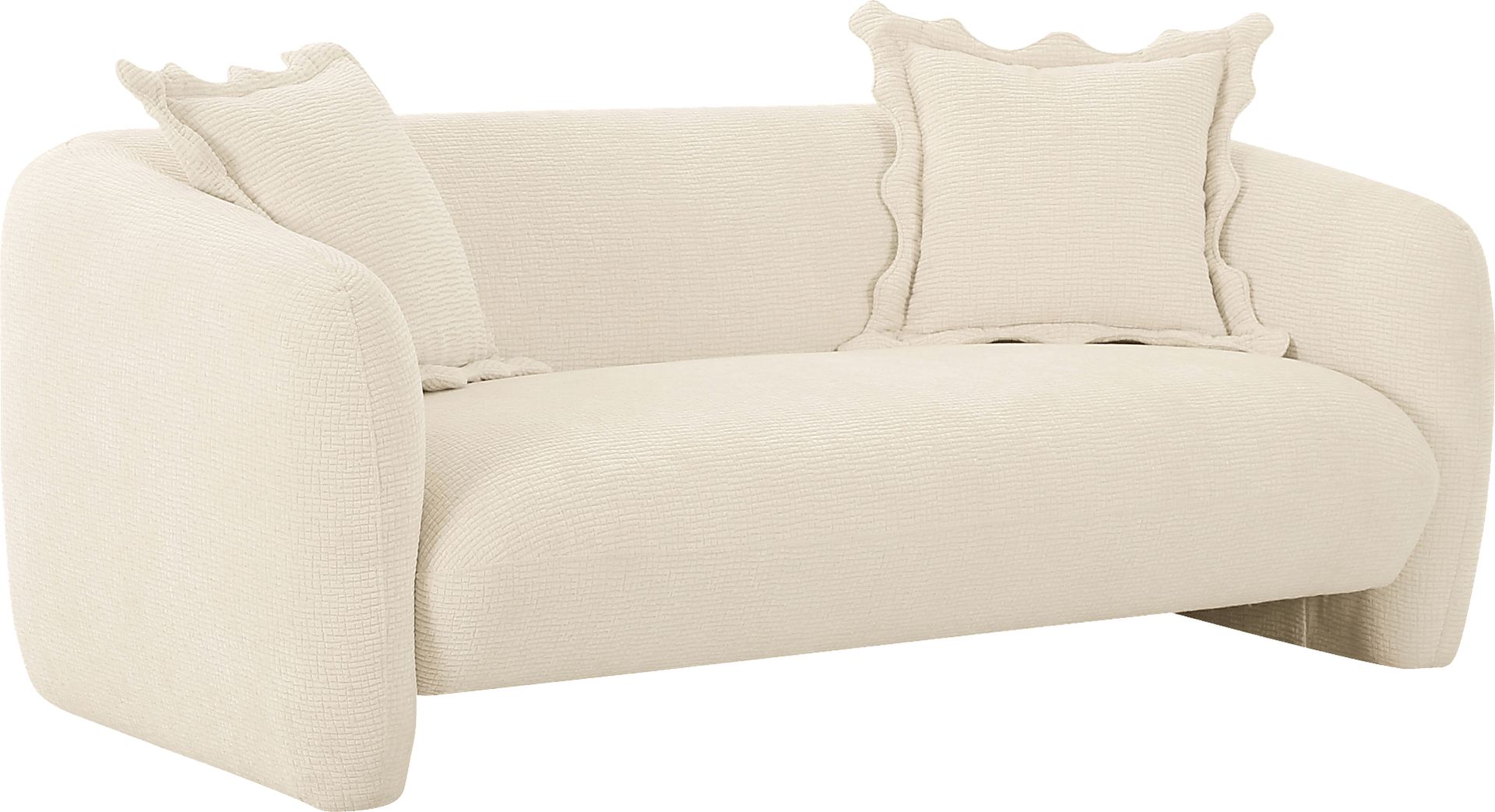 Tinamous Beige Loveseat - Image 1