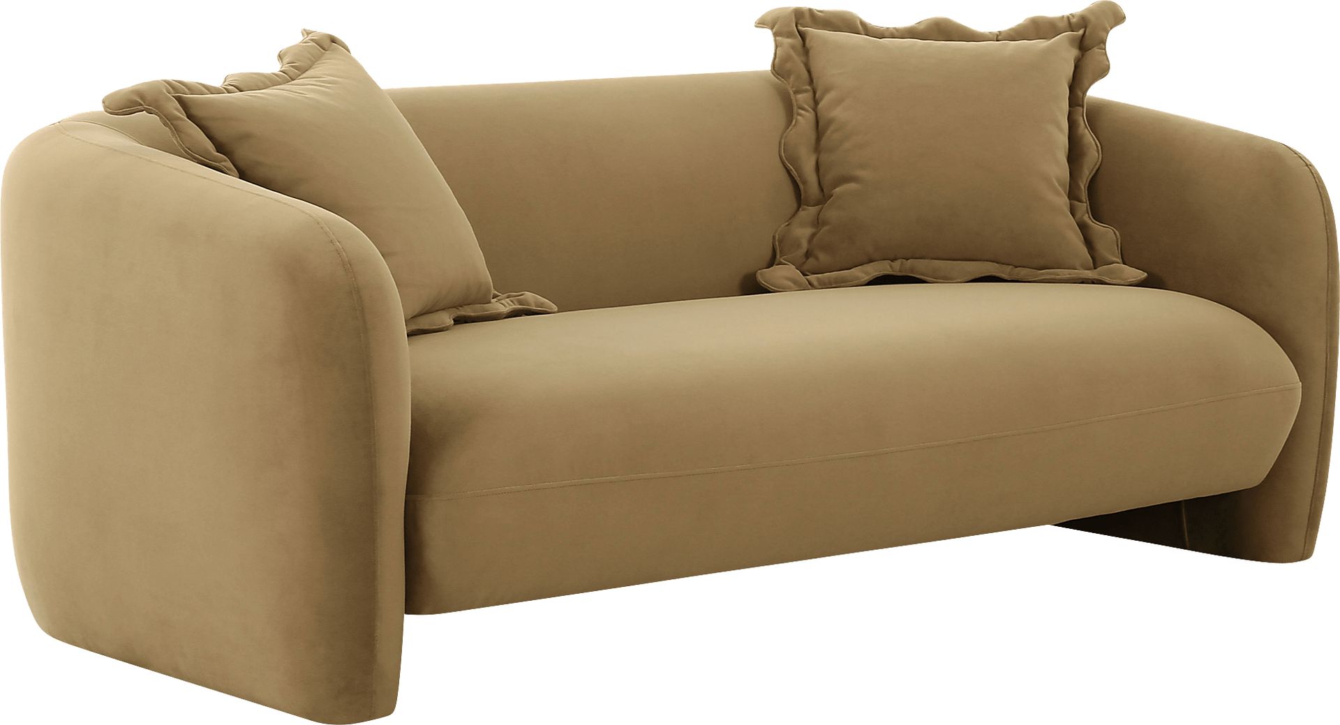 Tinamous Brown Loveseat - Image 1