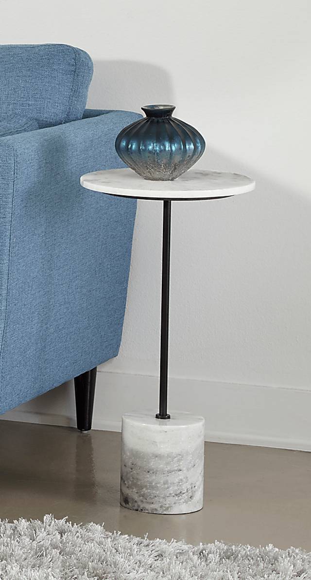 Tindal White Accent Table - Thumbnail - Image 2