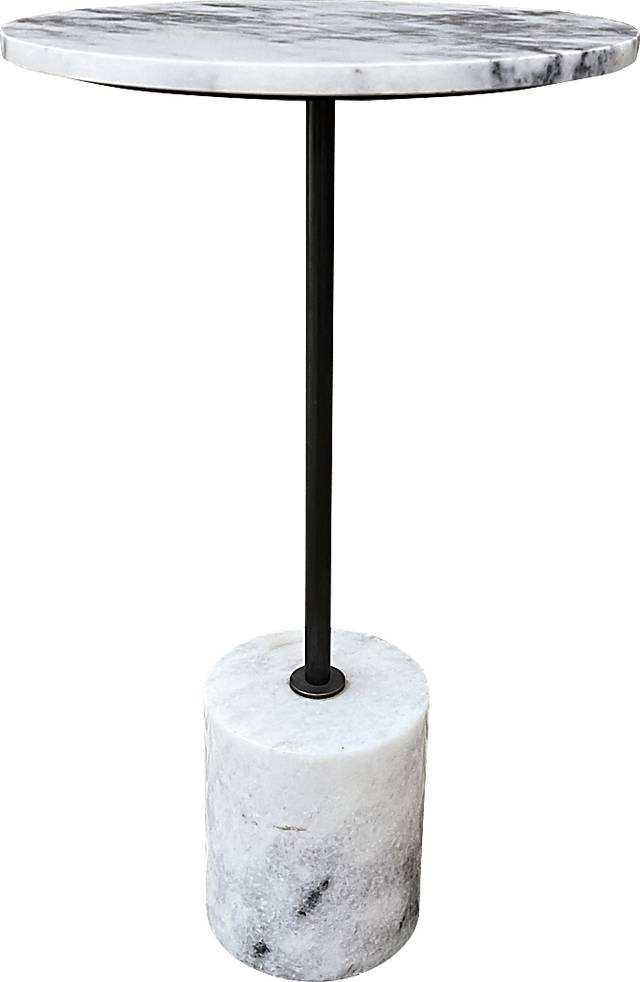 Tindal White Accent Table - Thumbnail - Image 1
