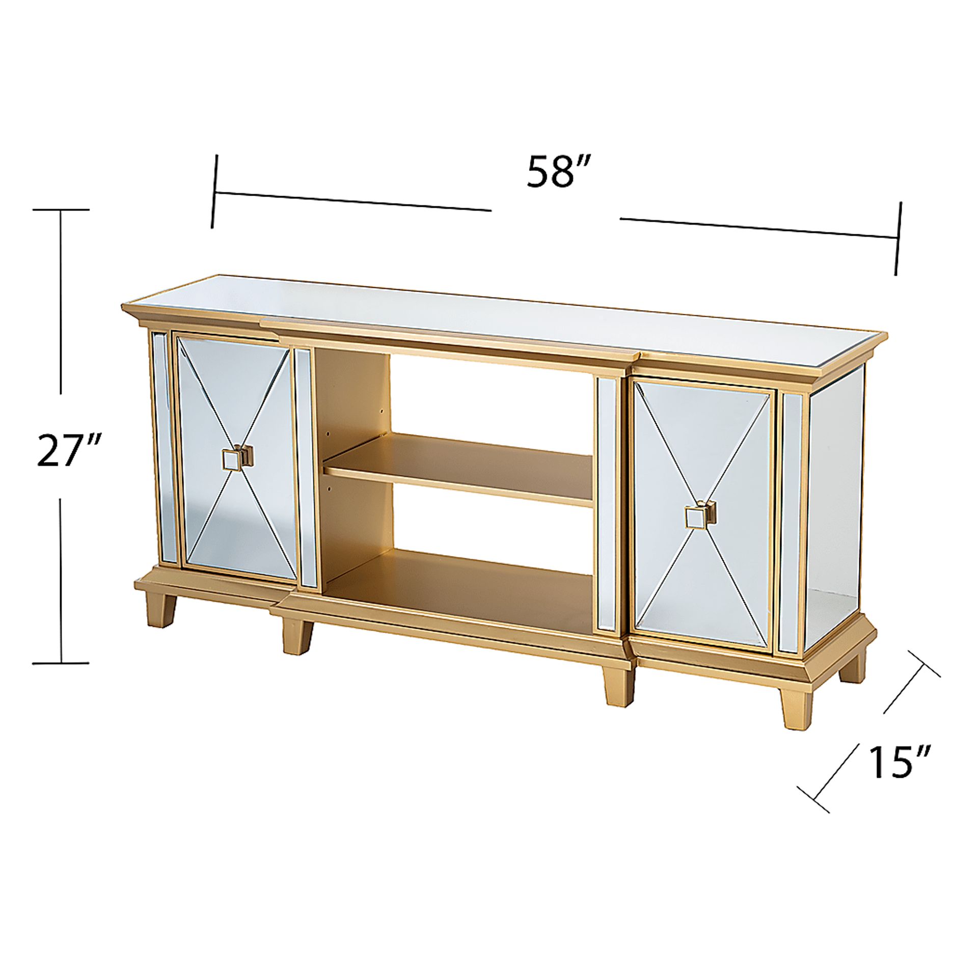 Tingdale Gold 58 in. Console - Image 3