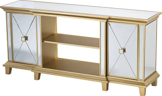 Tingdale Gold 58 in. Console - Thumbnail - Image 1