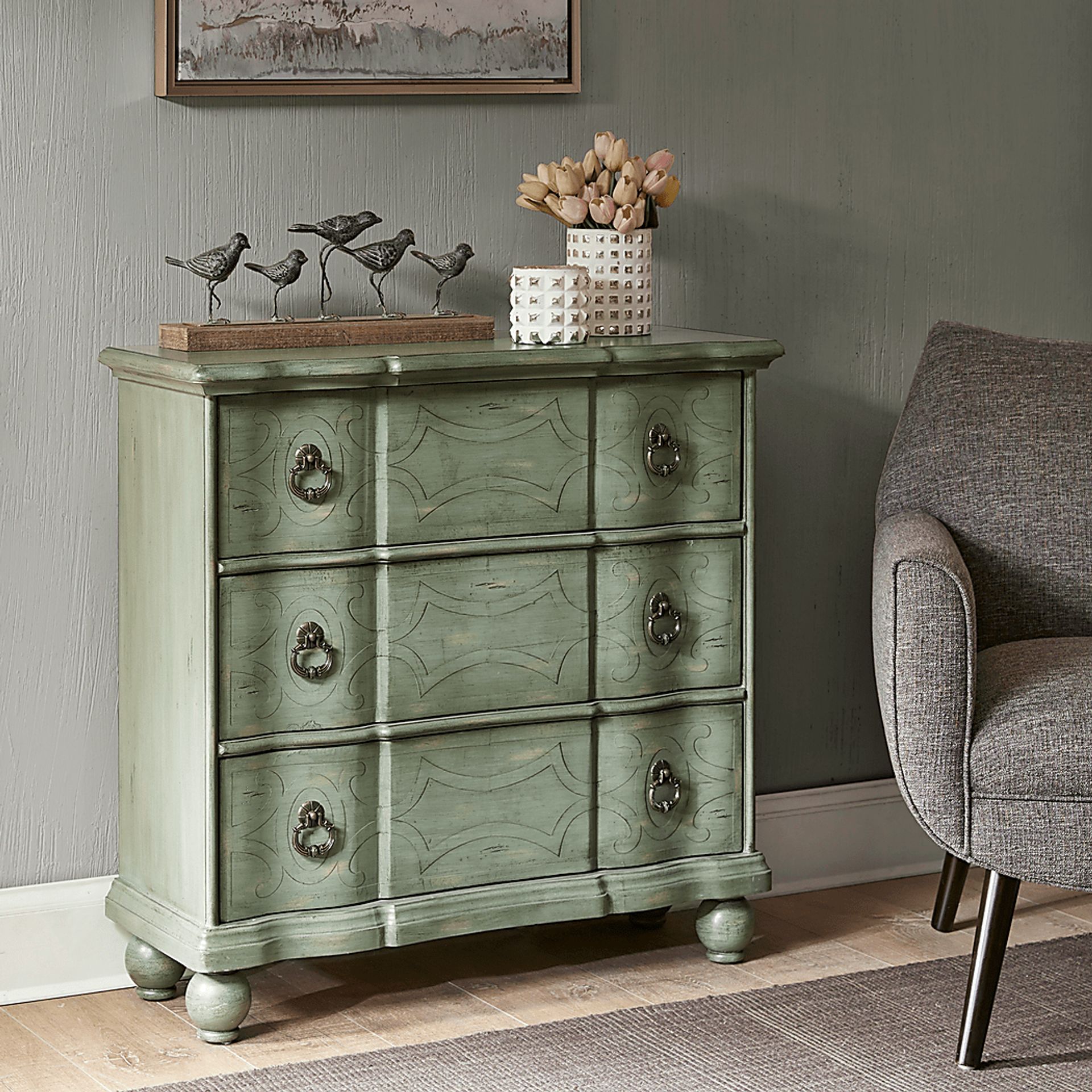 Tingey Green Chest - Image 2