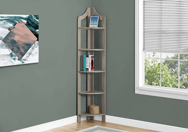 Tinita Taupe Bookcase - Thumbnail - Image 2