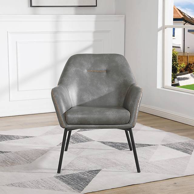 Tinmonth Gray Accent Chair - Thumbnail - Image 7