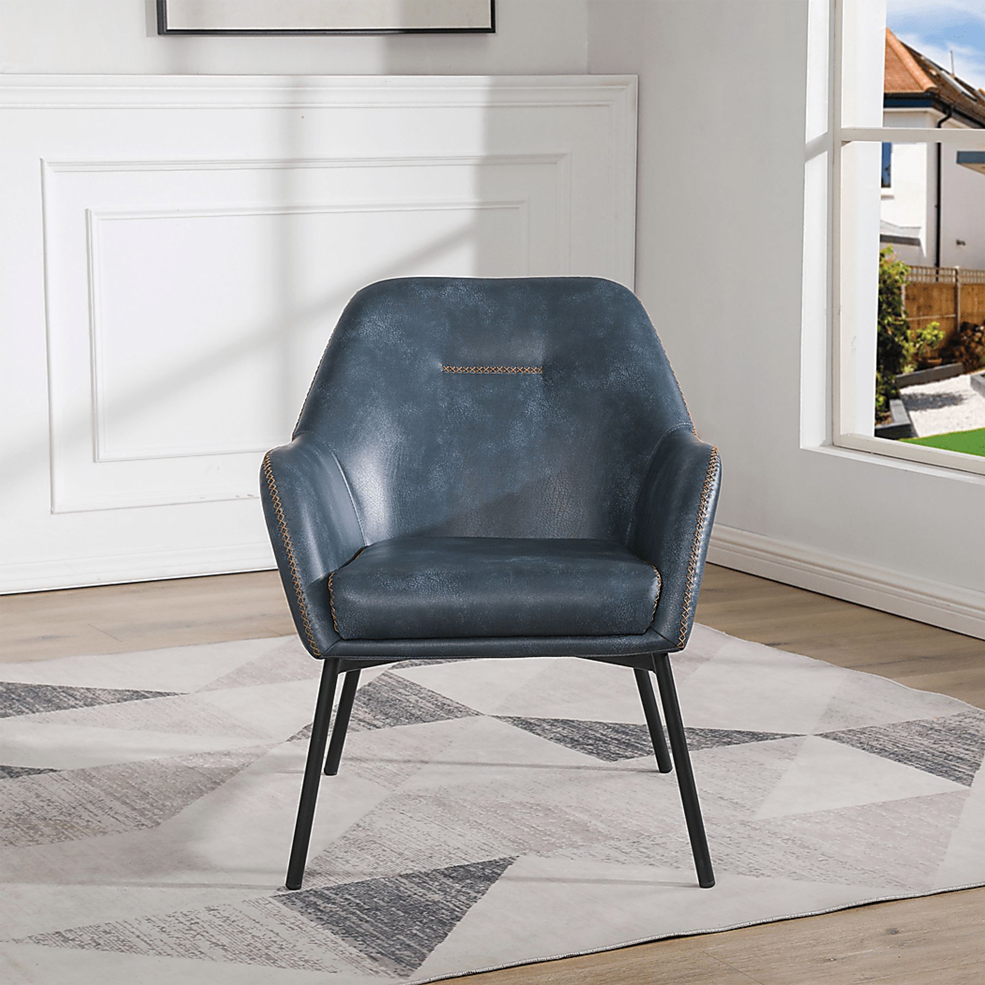 Tinmonth Navy Accent Chair - Image 7