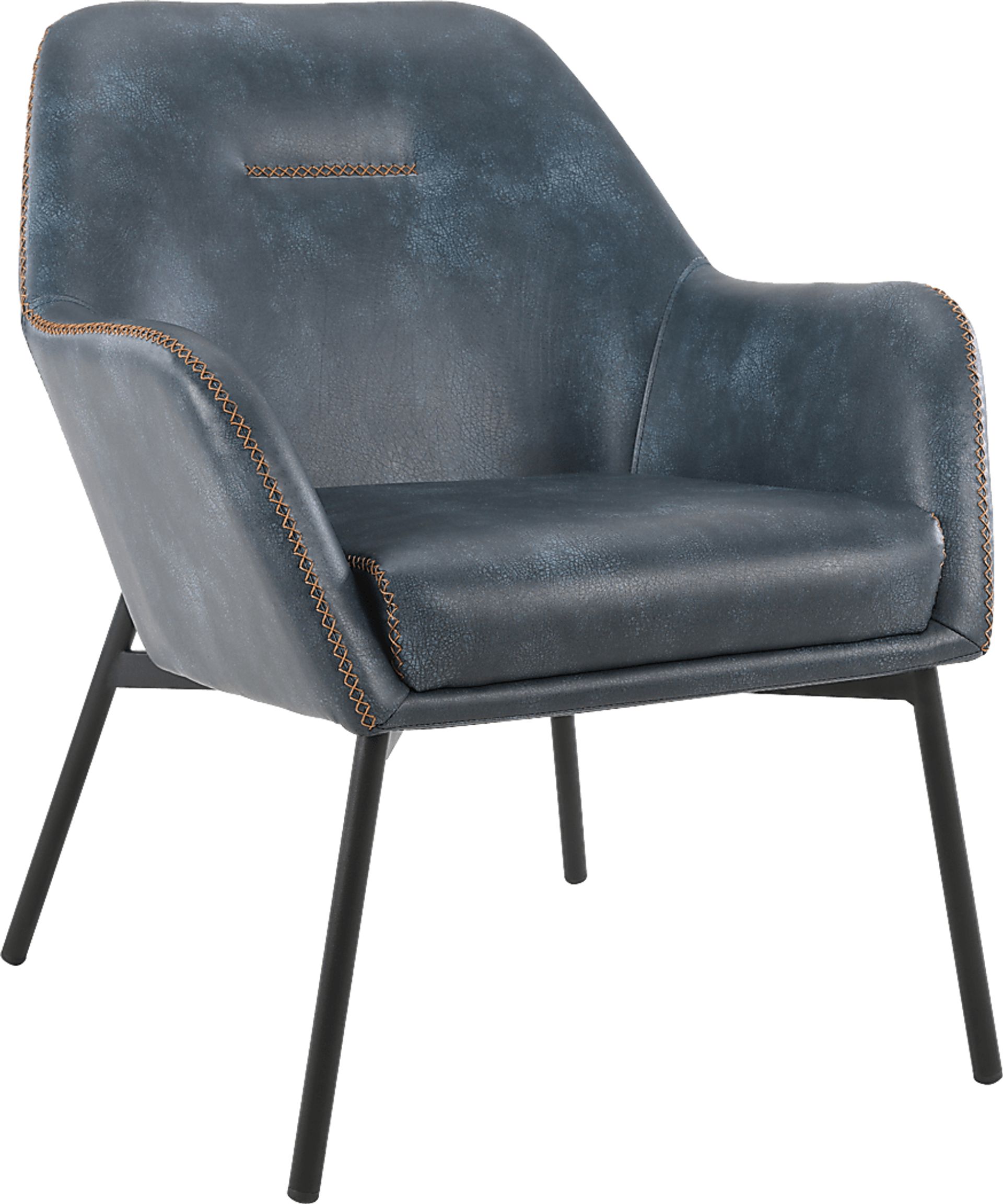 Tinmonth Navy Accent Chair - Image 1