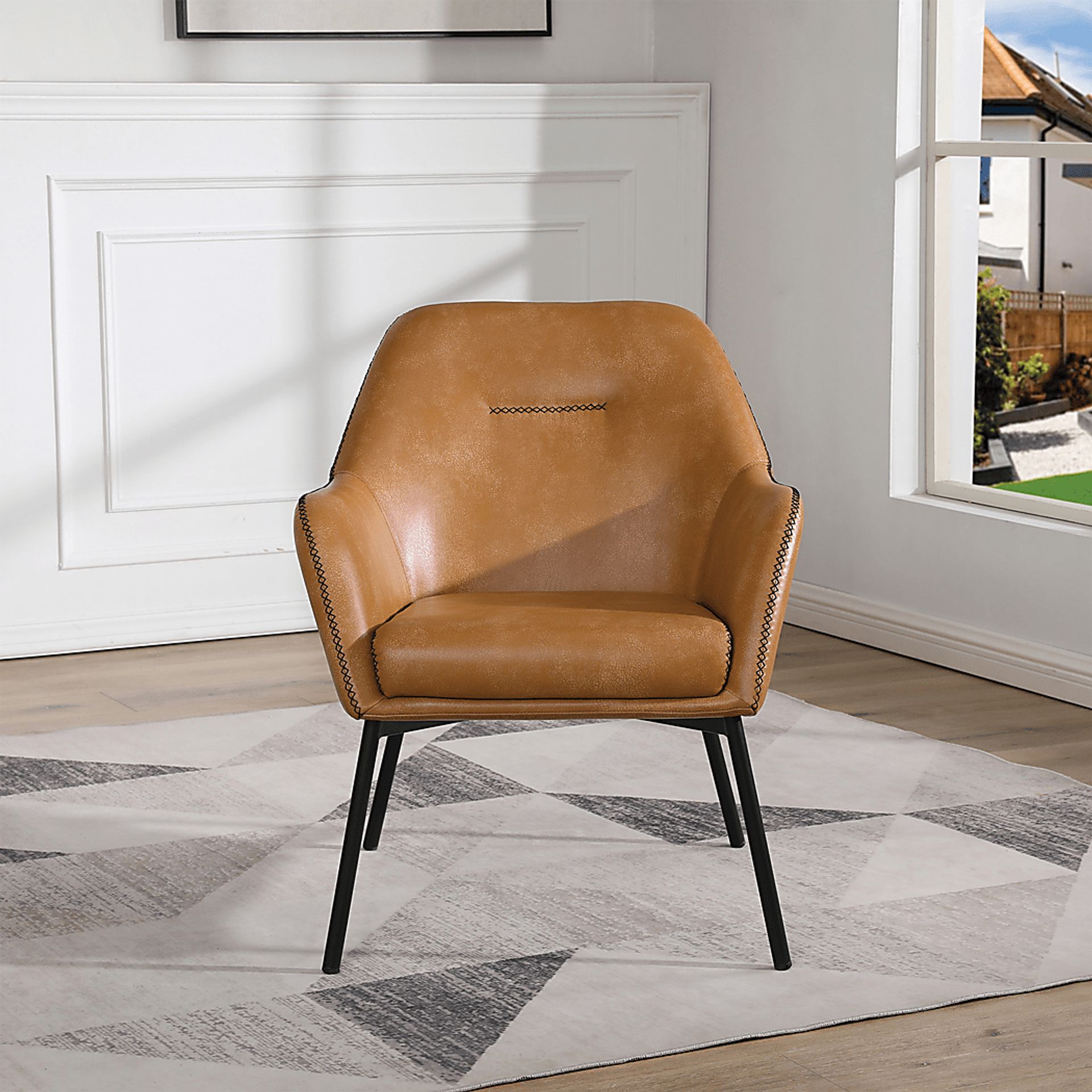 Tinmonth Tan Accent Chair - Image 7
