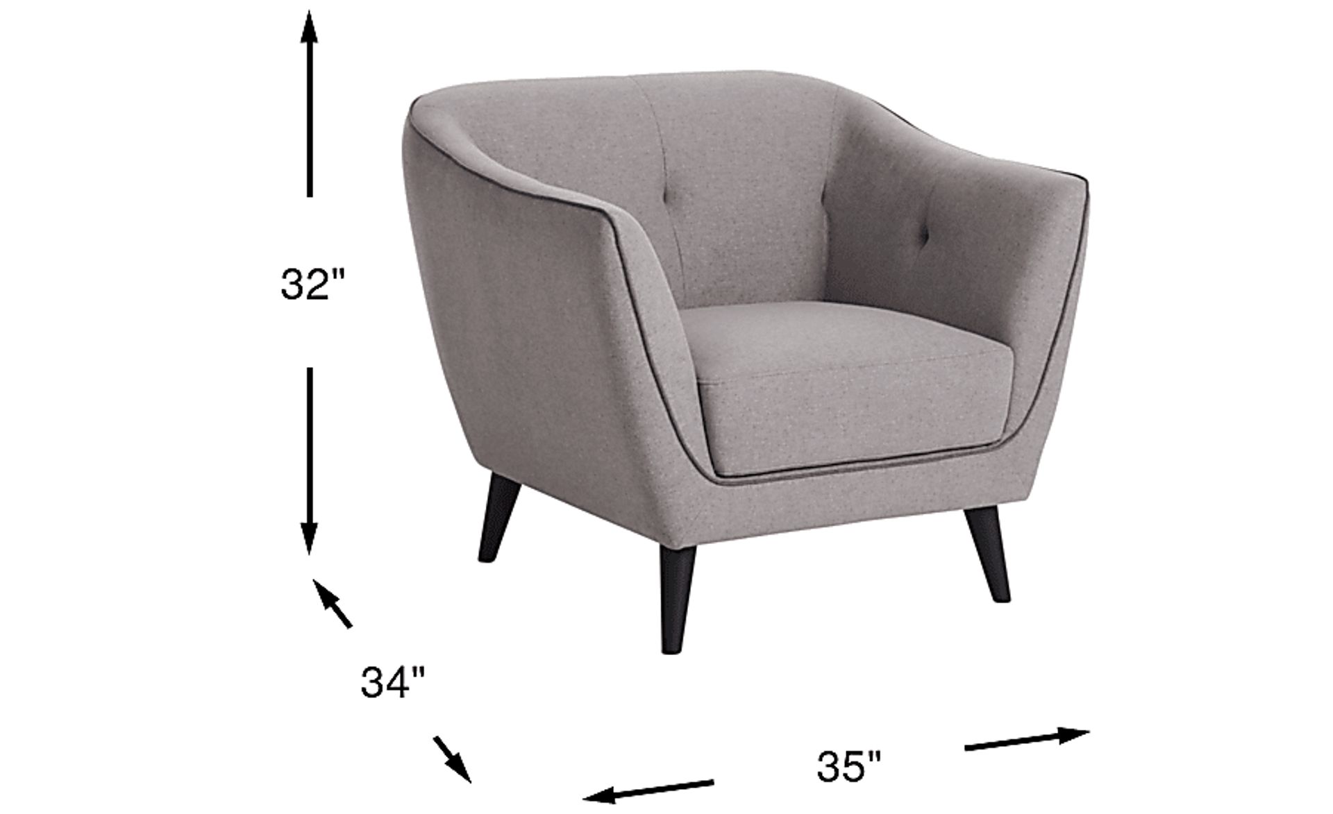 Dimension Image. Please refer to the Dimension Tab on this page for dimension details.