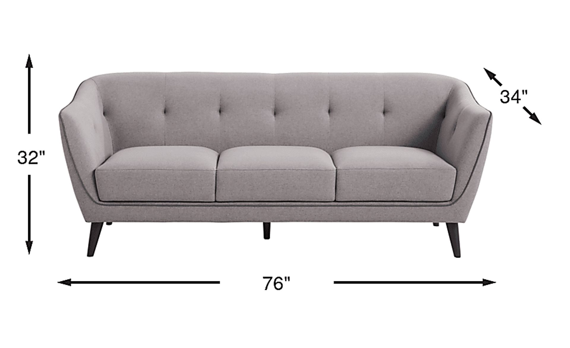 Dimension Image. Please refer to the Dimension Tab on this page for dimension details.