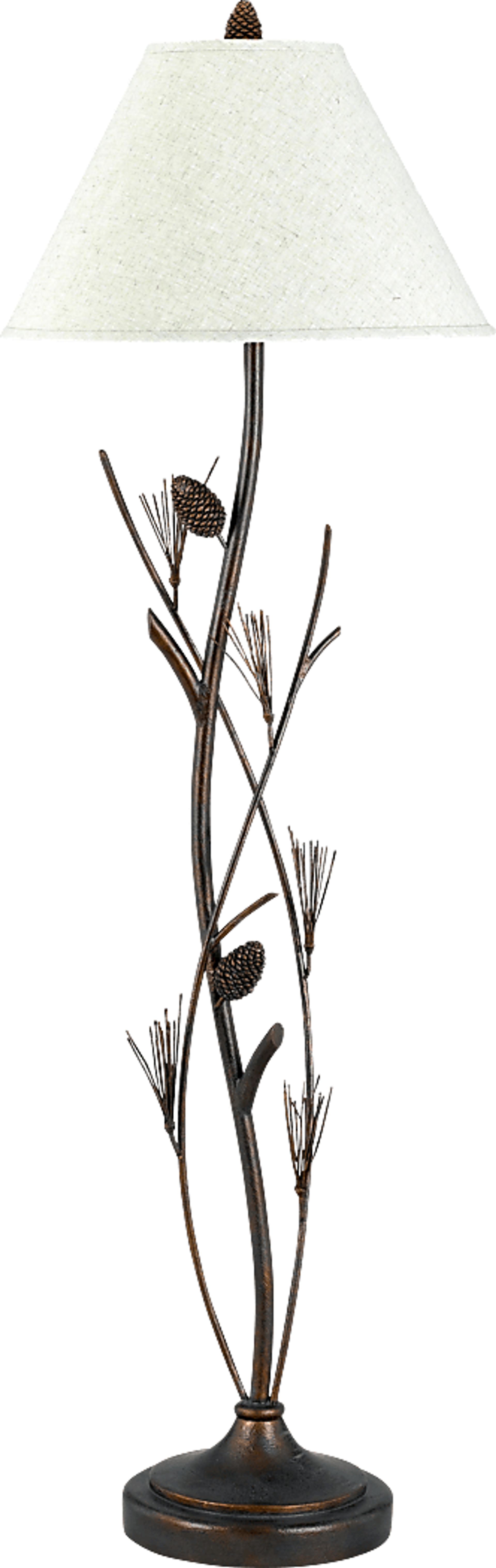 Tintern Brown Floor Lamp - Image 1
