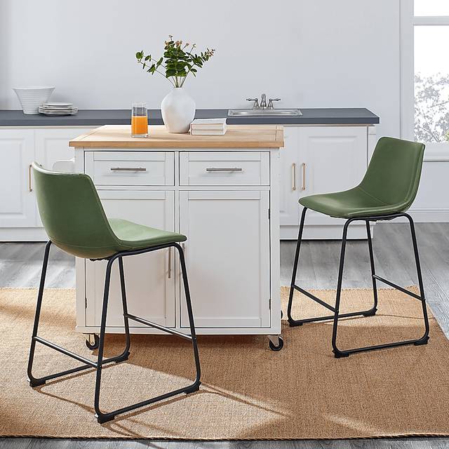 Tipperlinn Green Counter Height Stool, Set of 2 - Thumbnail - Image 5