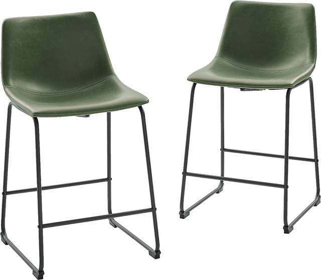 Tipperlinn Green Counter Height Stool, Set of 2 - Thumbnail - Image 1