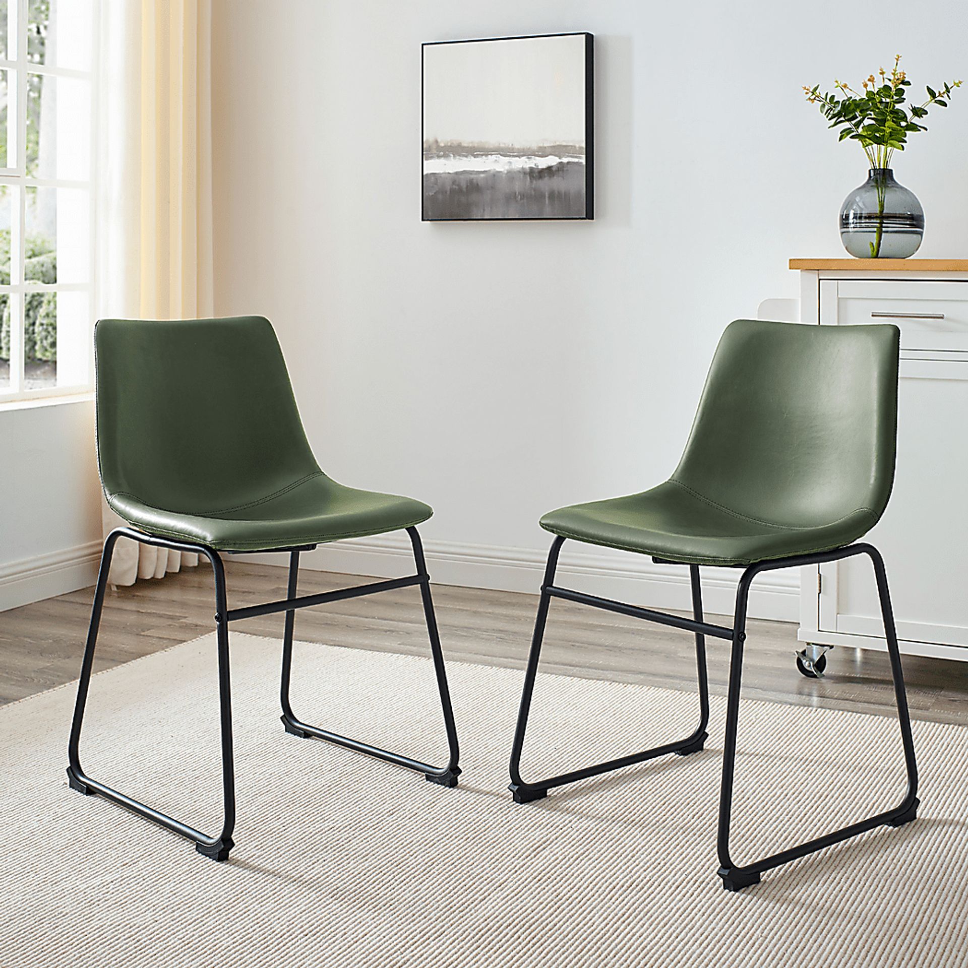Tipperlinn Green Side Chair, Set of 2 - Image 4