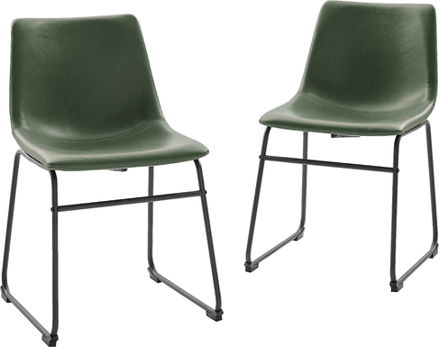 Tipperlinn Green Side Chair Set of 2