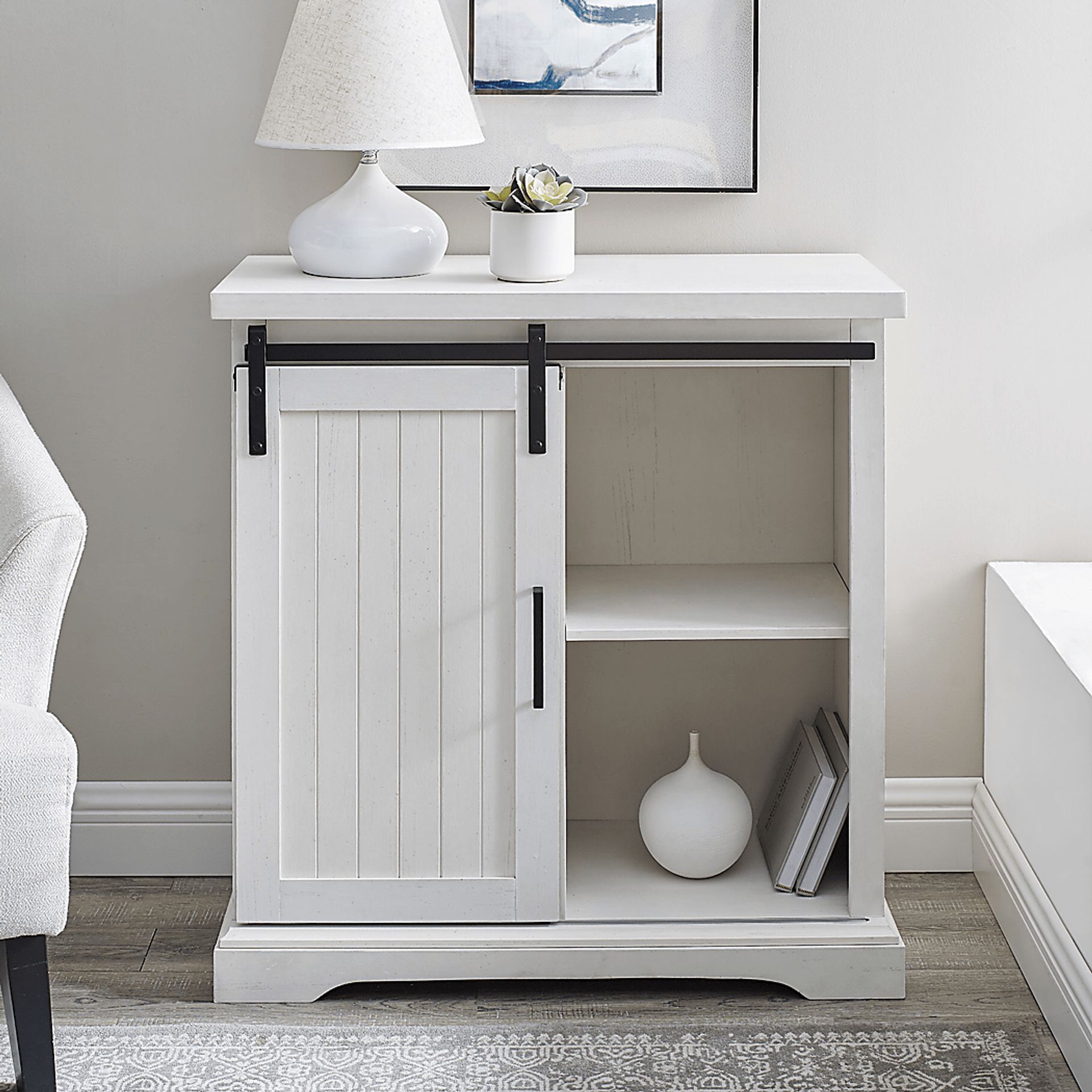 Tirling White Accent Cabinet - Image 5