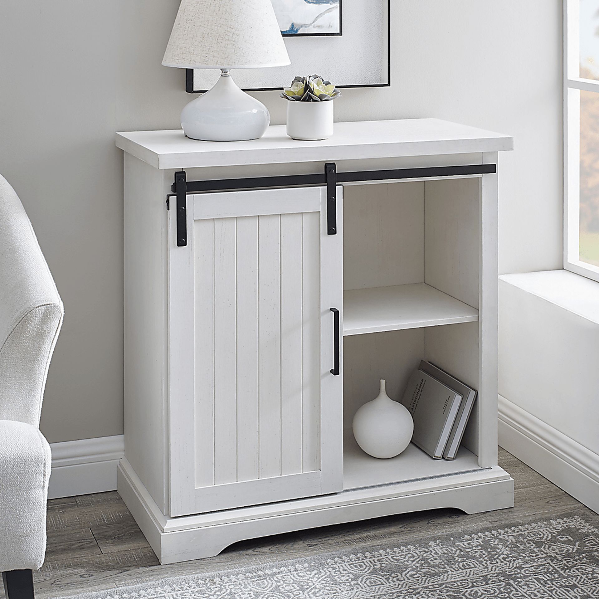 Tirling White Accent Cabinet - Image 6