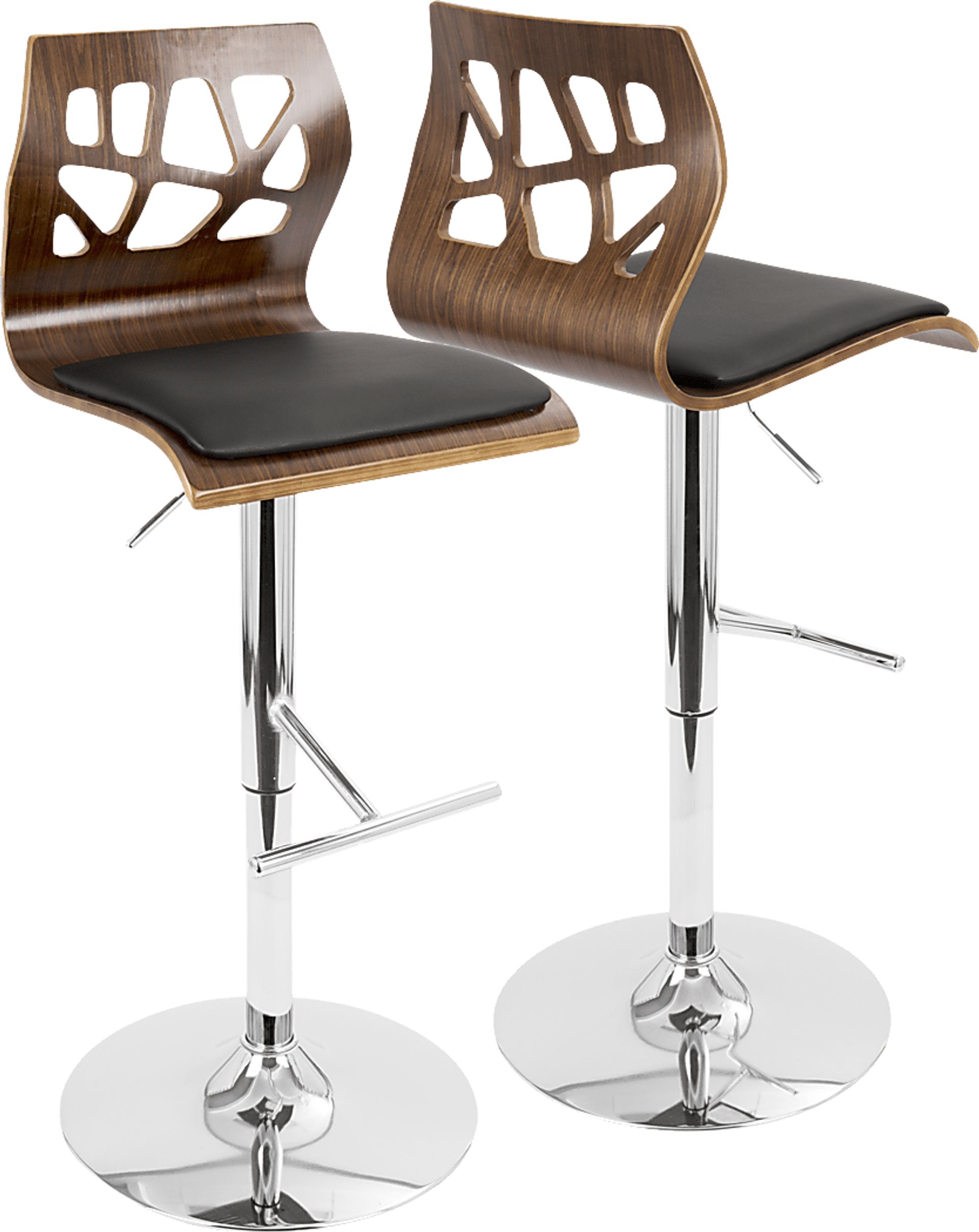 Tirrill Black Adjustable Barstool, Set of 2 - Image 6