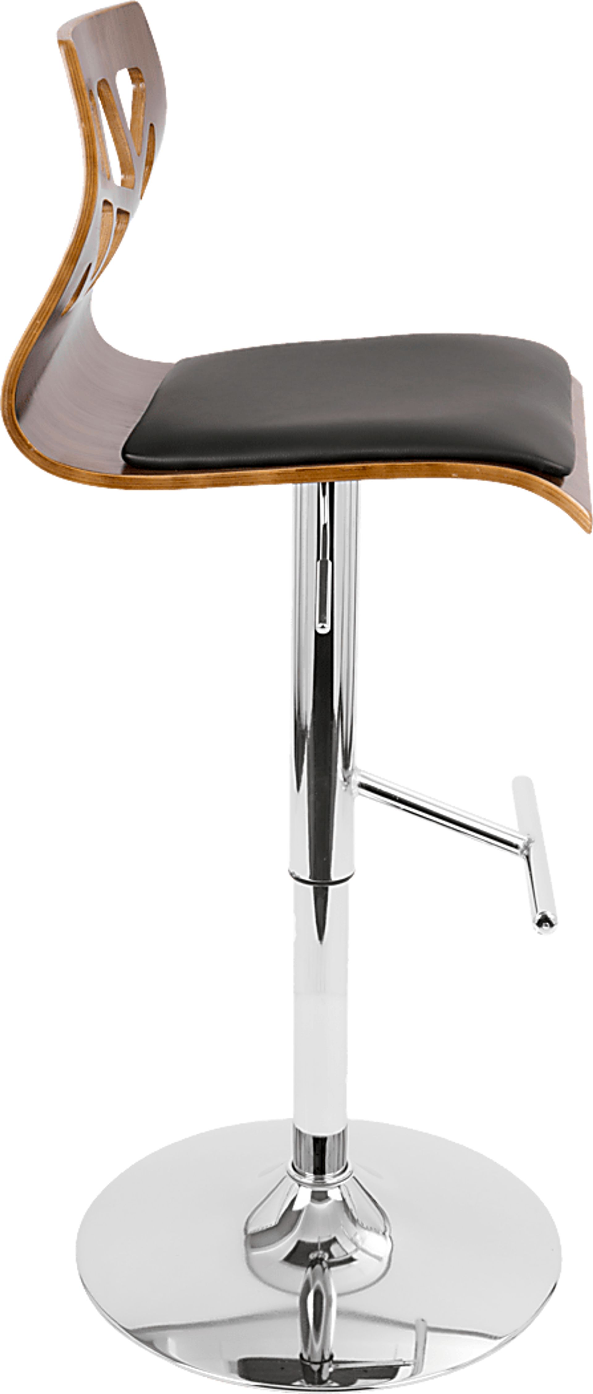 Tirrill Black Adjustable Barstool, Set of 2 - Image 8