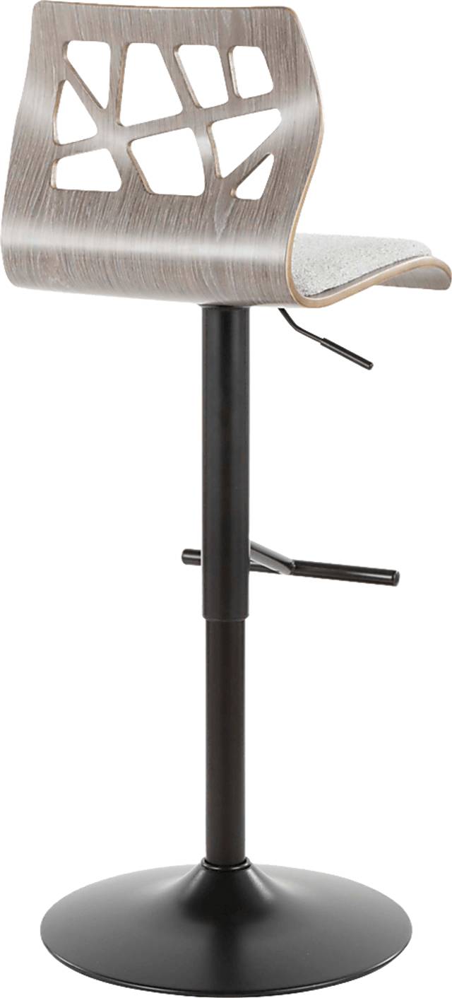 Tirrill Gray Adjustable Barstool, Set of 2 - Thumbnail - Image 6
