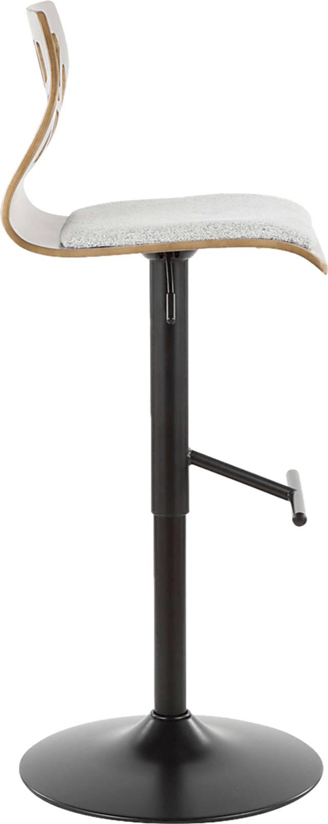 Tirrill Gray Adjustable Barstool, Set of 2 - Thumbnail - Image 7