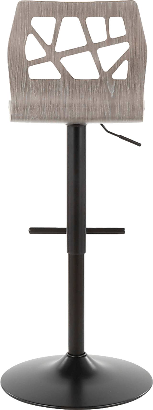 Tirrill Gray Adjustable Barstool, Set of 2 - Thumbnail - Image 8