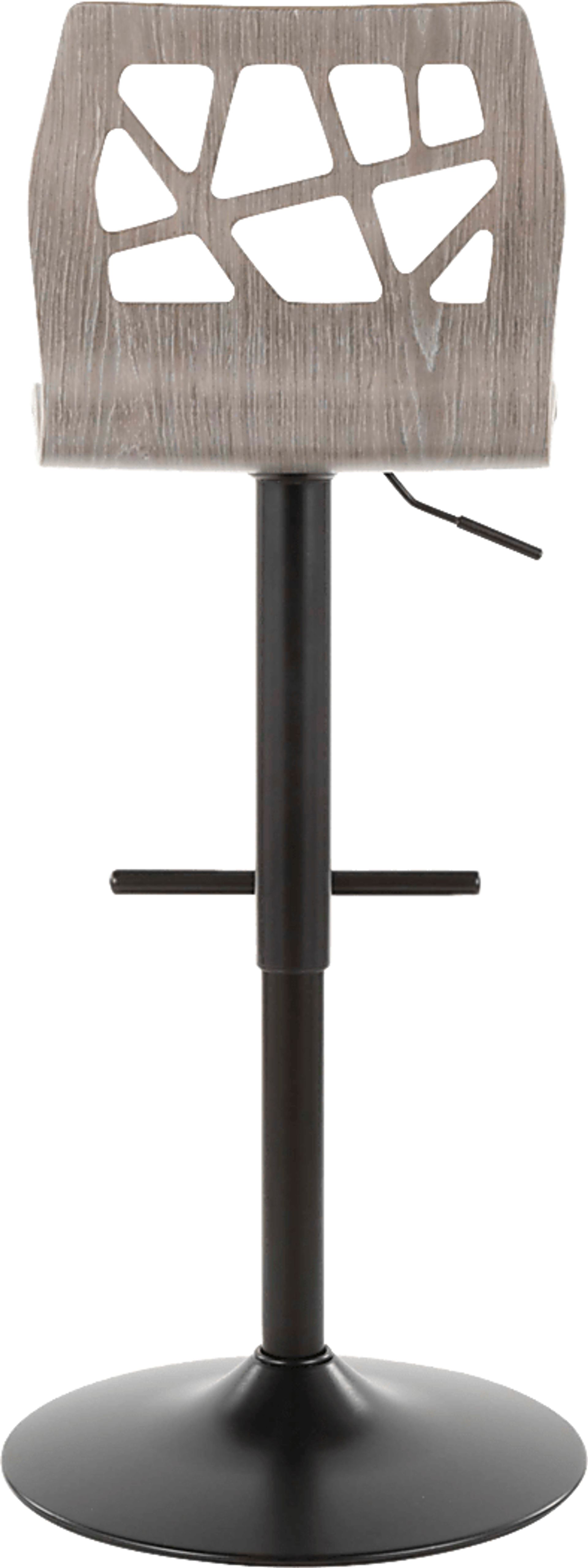 Tirrill Gray Adjustable Barstool, Set of 2 - Image 8