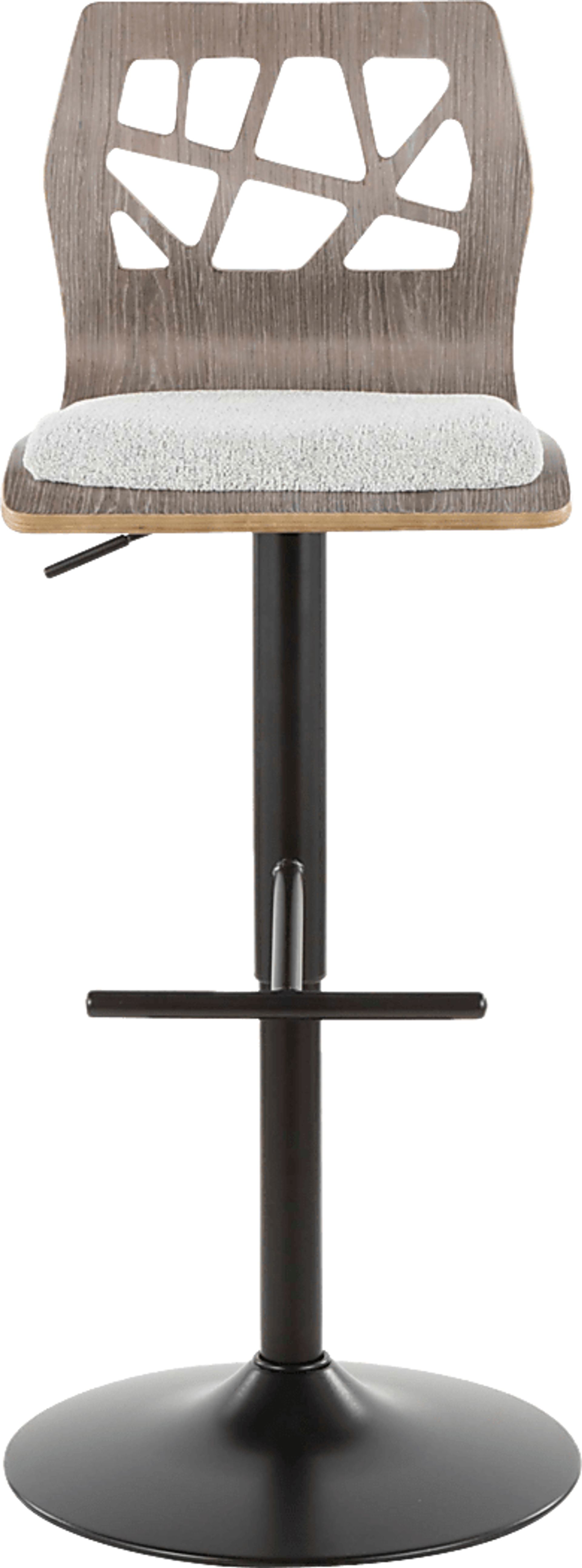 Tirrill Gray Adjustable Barstool, Set of 2 - Image 9