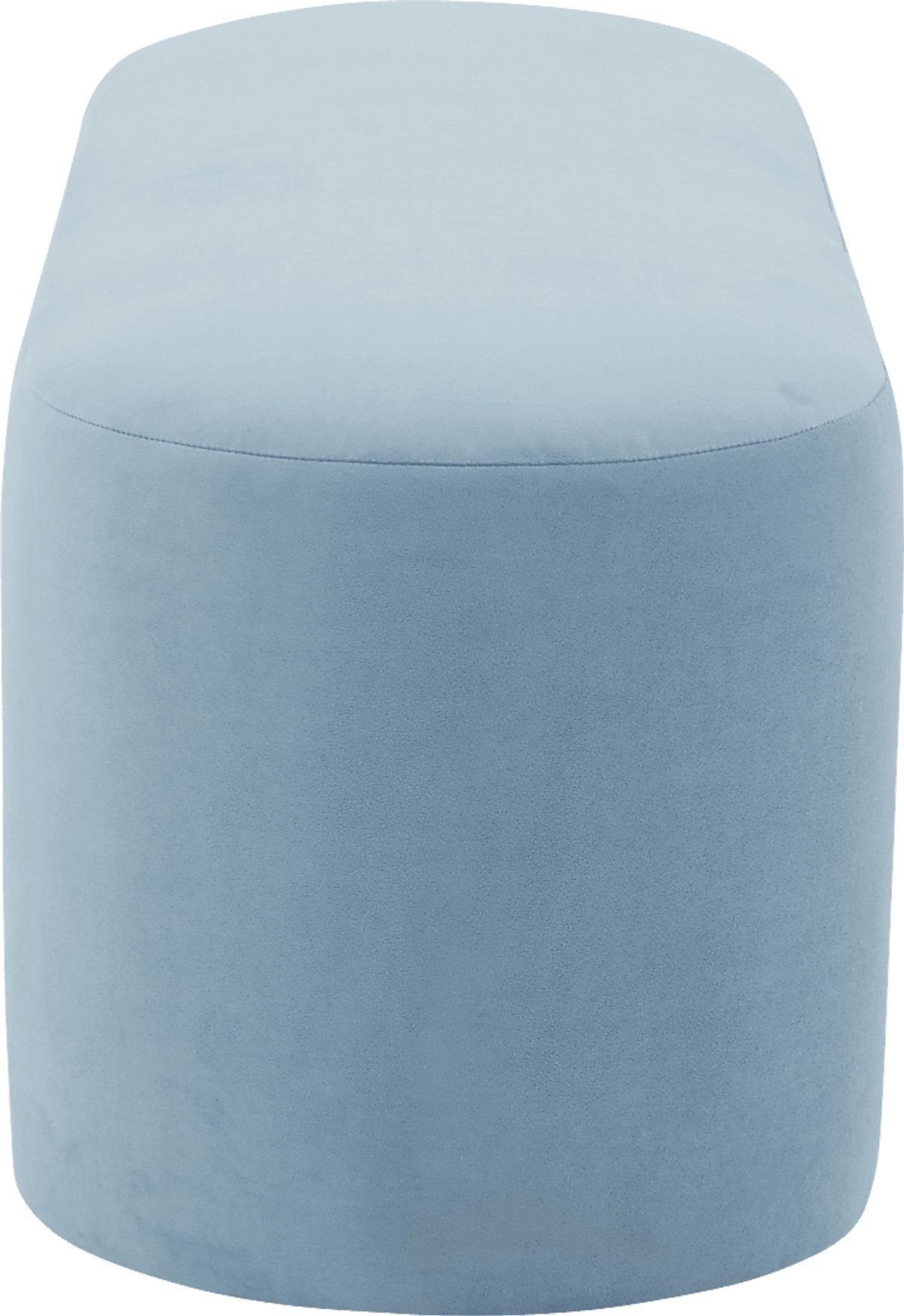 Tirso Light Blue Polyester Fabric Accent Bench | Rooms to Go