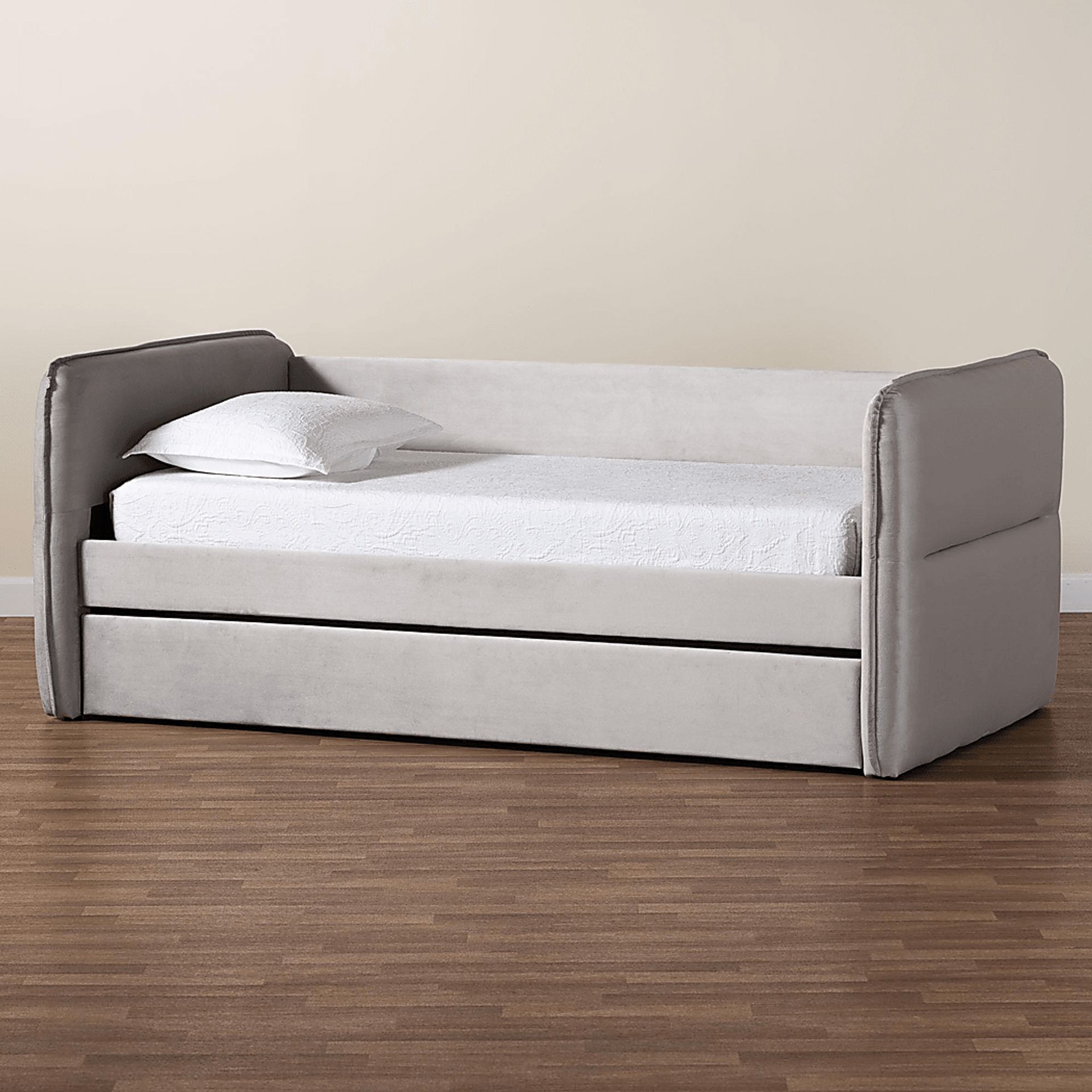 Tisdaley Light Gray Twin Daybed with Trundle - Image 4