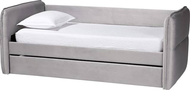 Tisdaley Light Gray Twin Daybed with Trundle - Thumbnail - Image 1