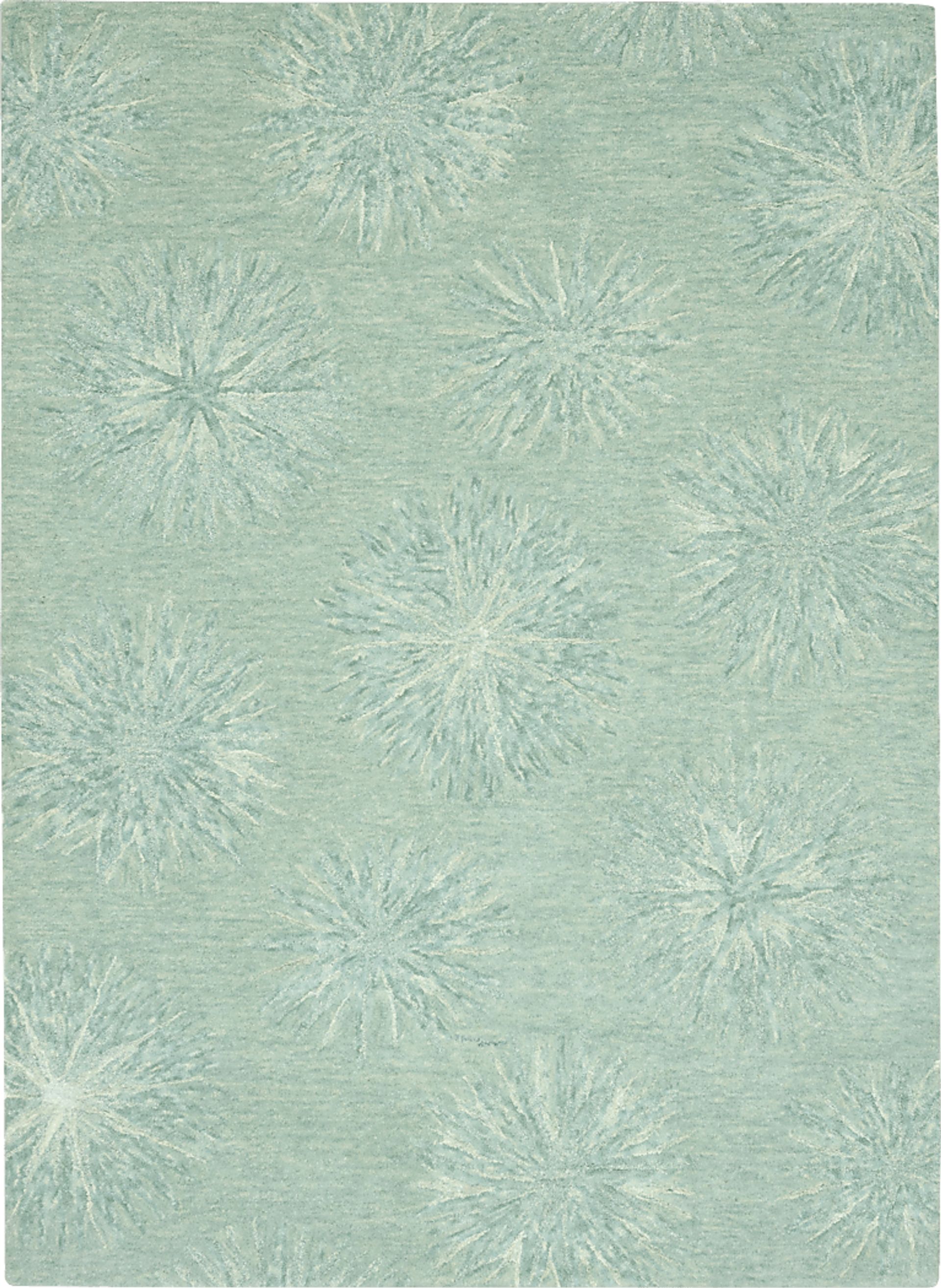 Tishamingo Turqouise 5' x 7' Rug - Image 1