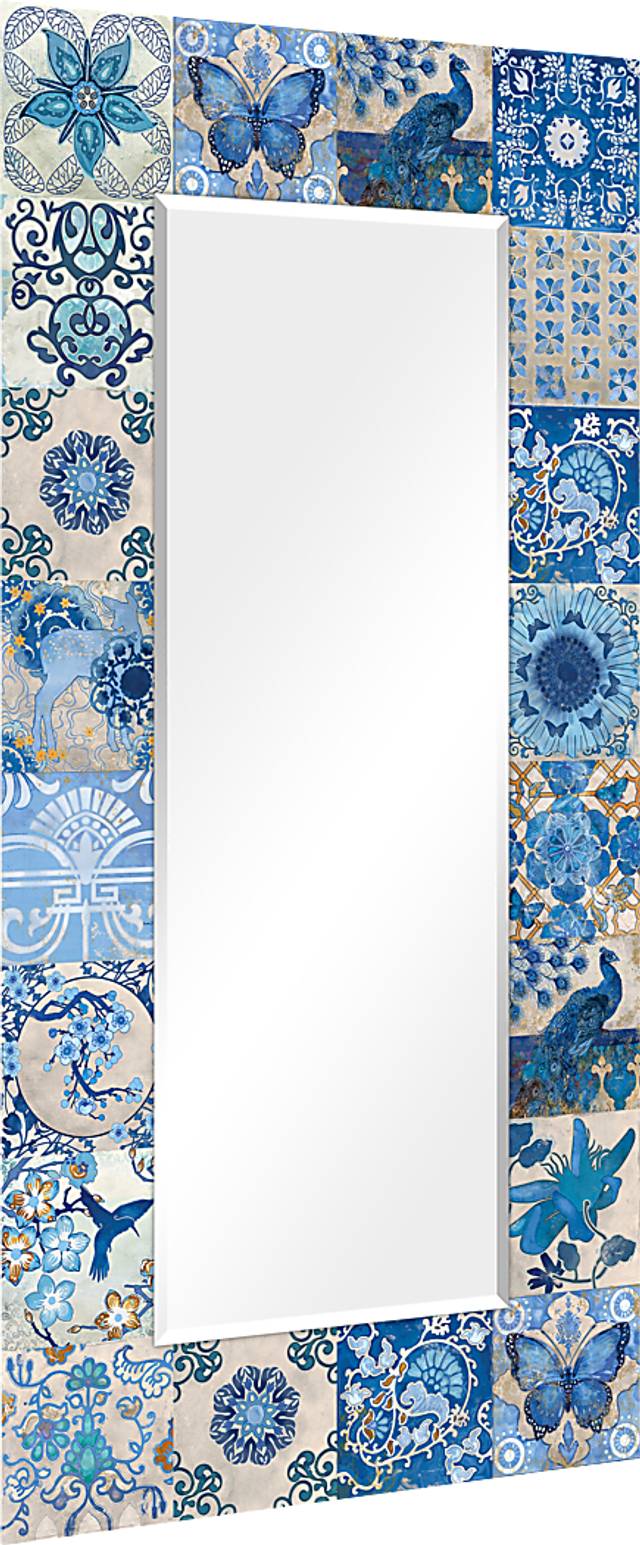 Tishia Light Blue Mirror - Thumbnail - Image 2